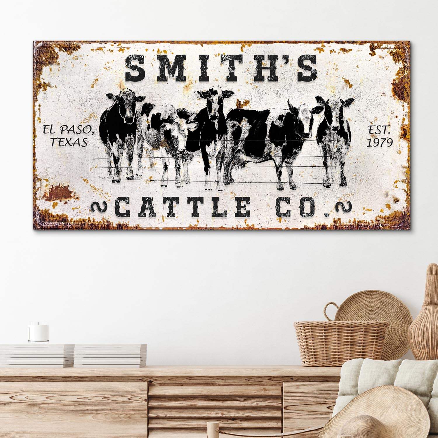 Personalized Cattle Sign II - Image 2