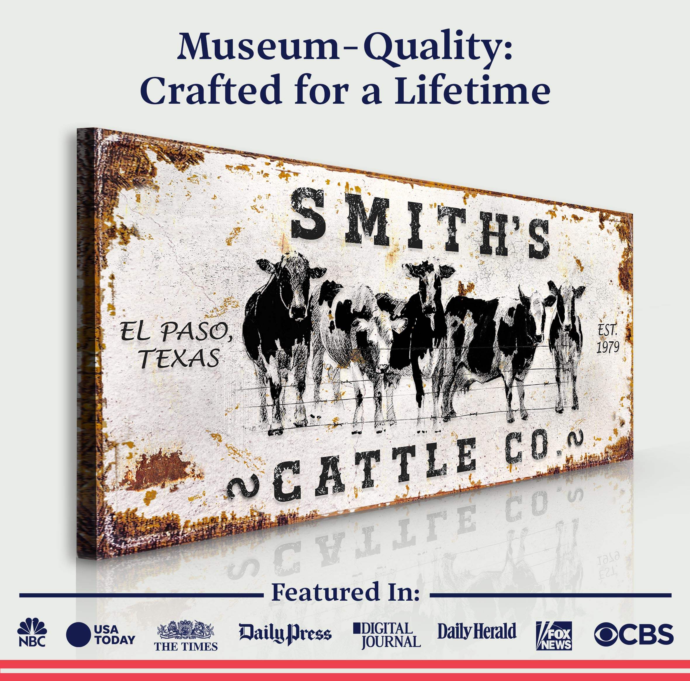 Personalized Cattle Sign II - Image 4