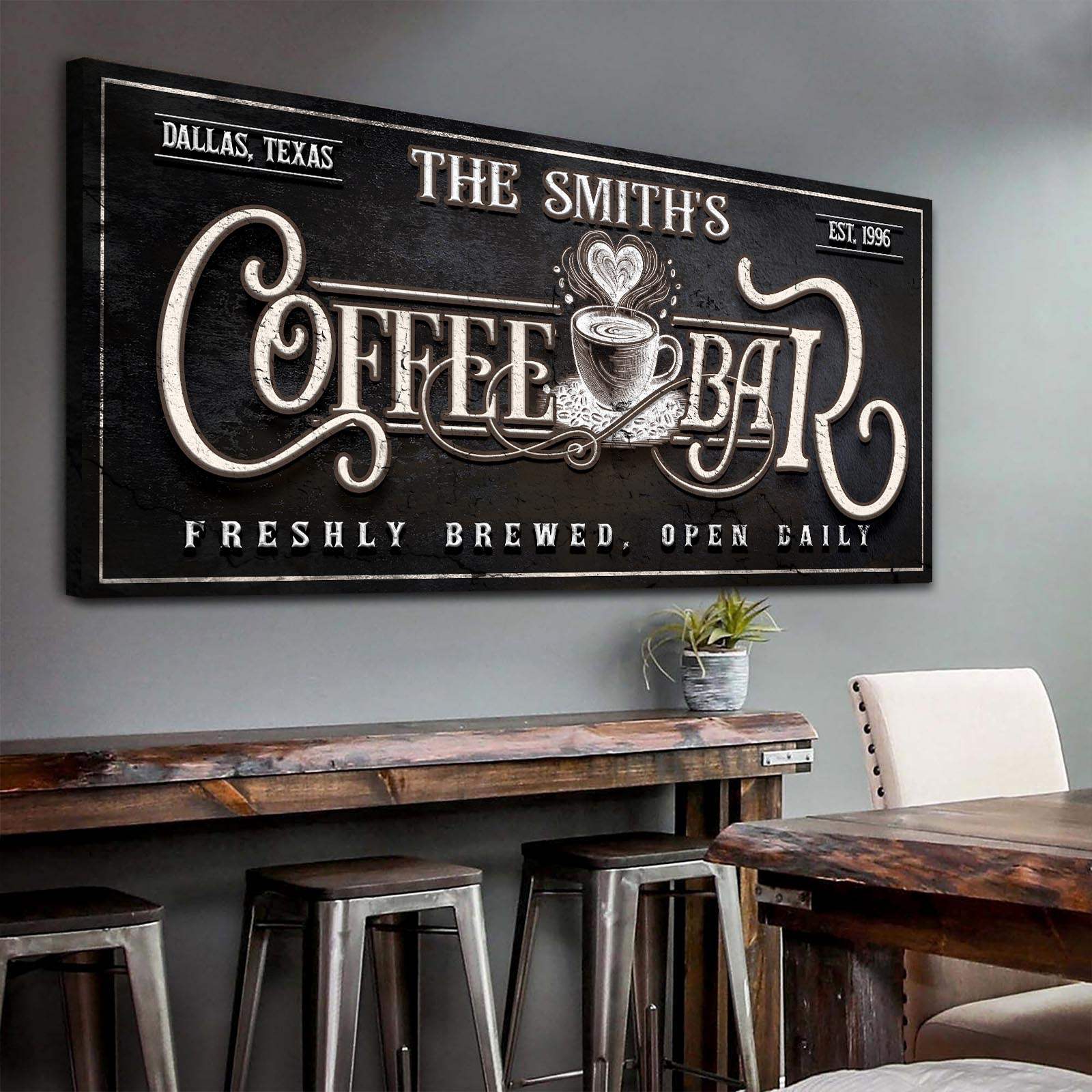 Personalized Coffee Bar Sign - Image 3