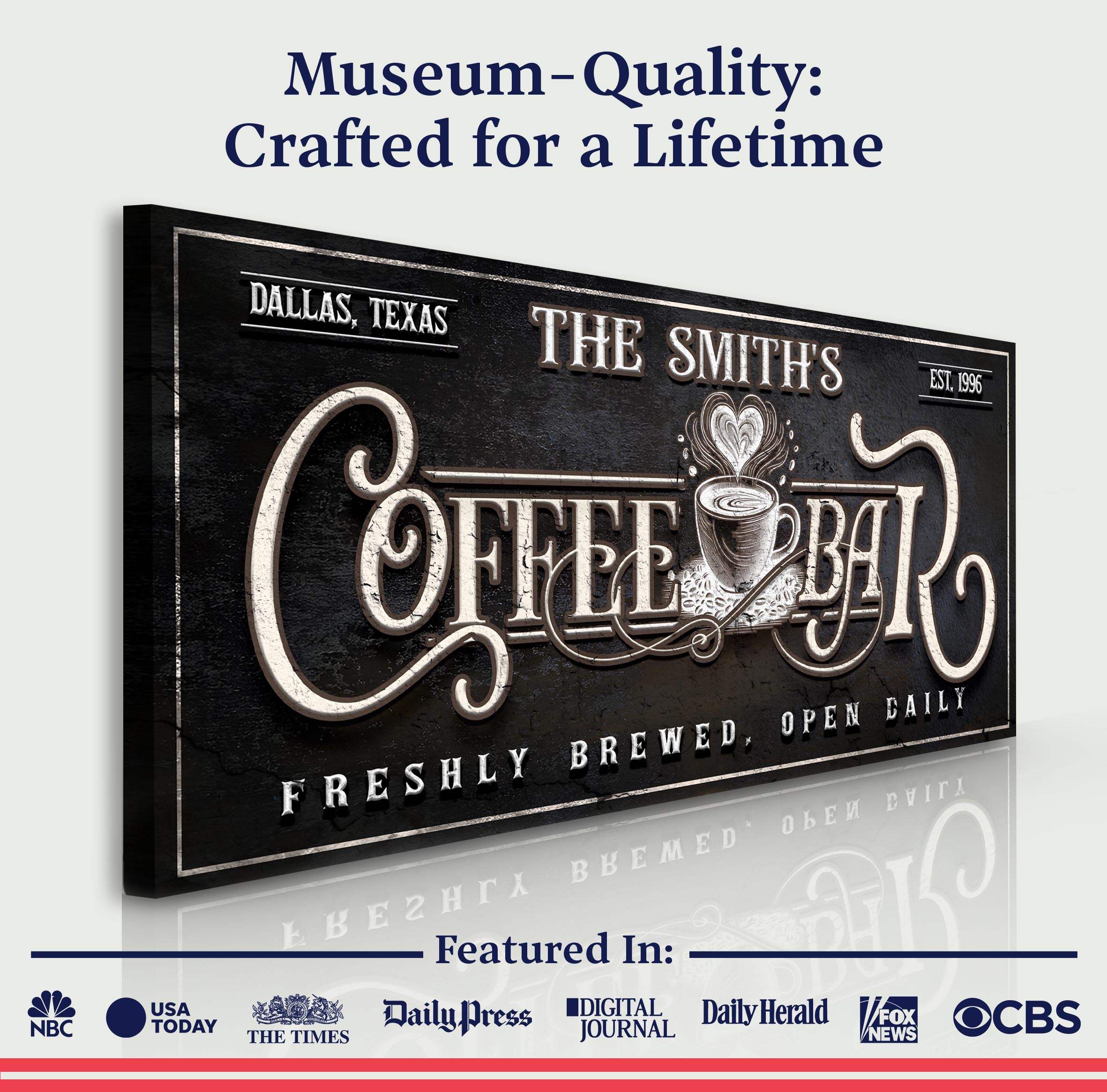 Personalized Coffee Bar Sign - Image 6