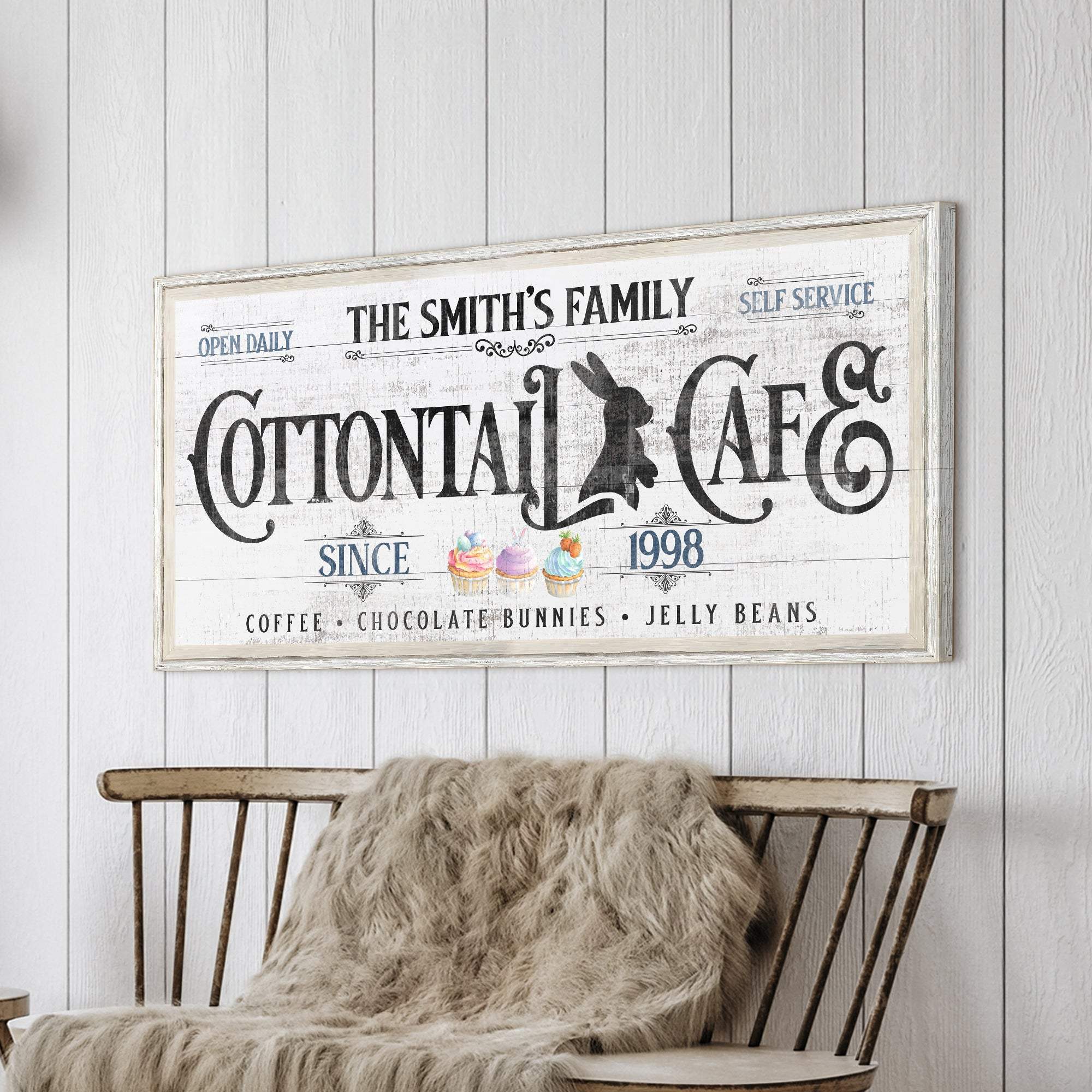 Personalized Easter Bunny Sign - Image 2