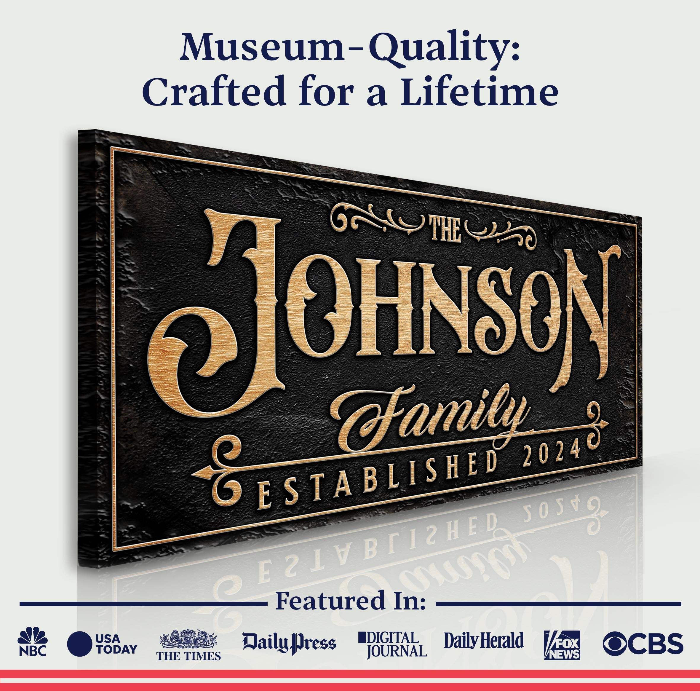 Personalized Family Sign X - Image 4
