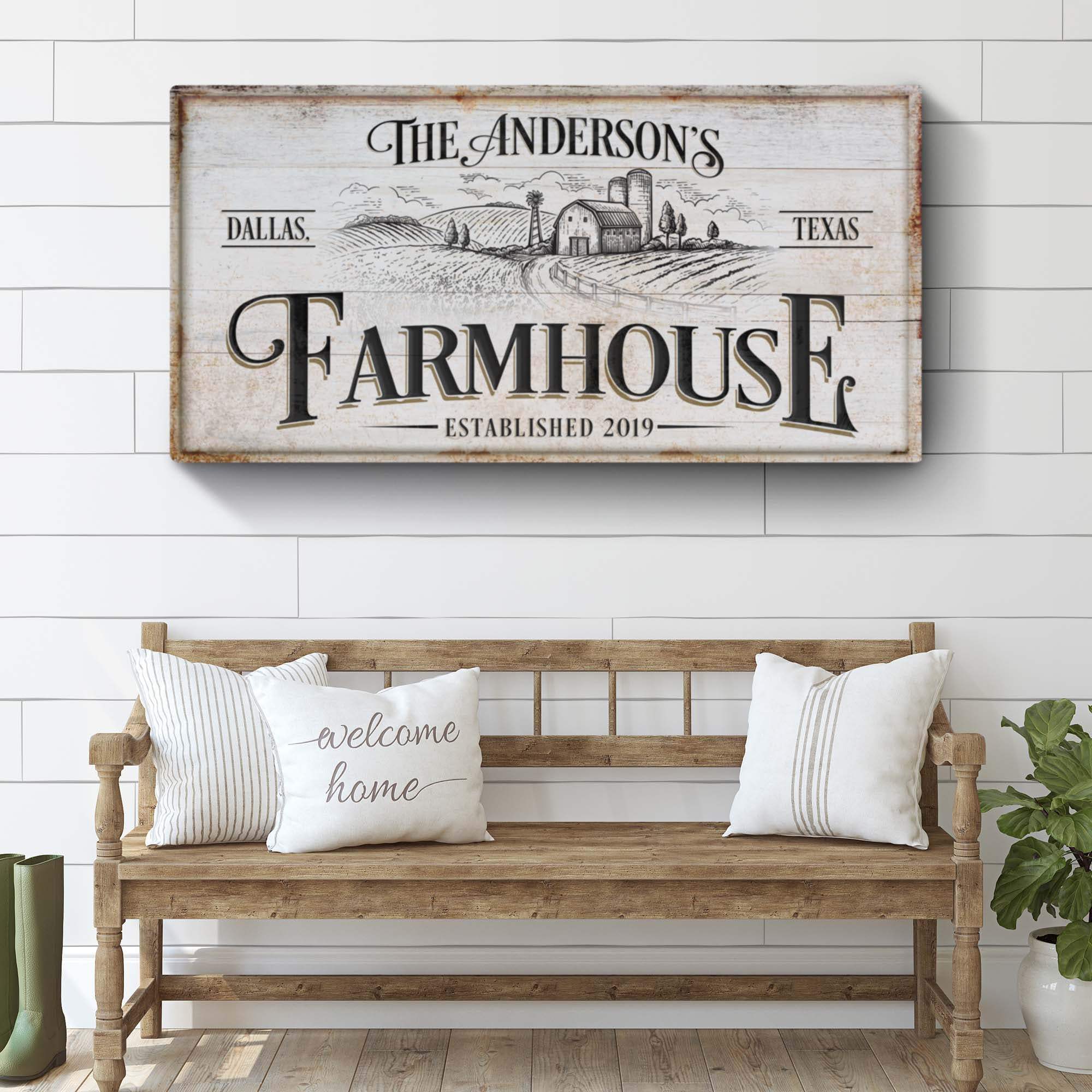 Personalized Farmhouse Sign - Image 2