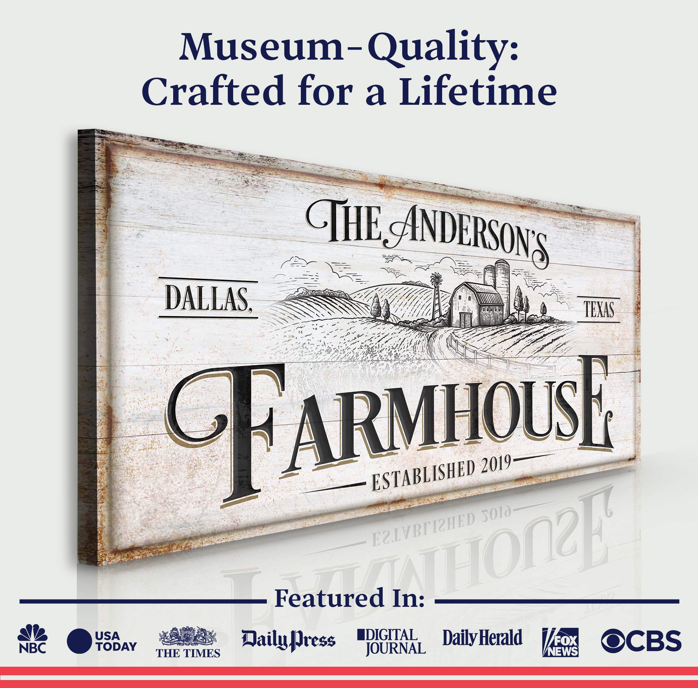 Personalized Farmhouse Sign - Image 4