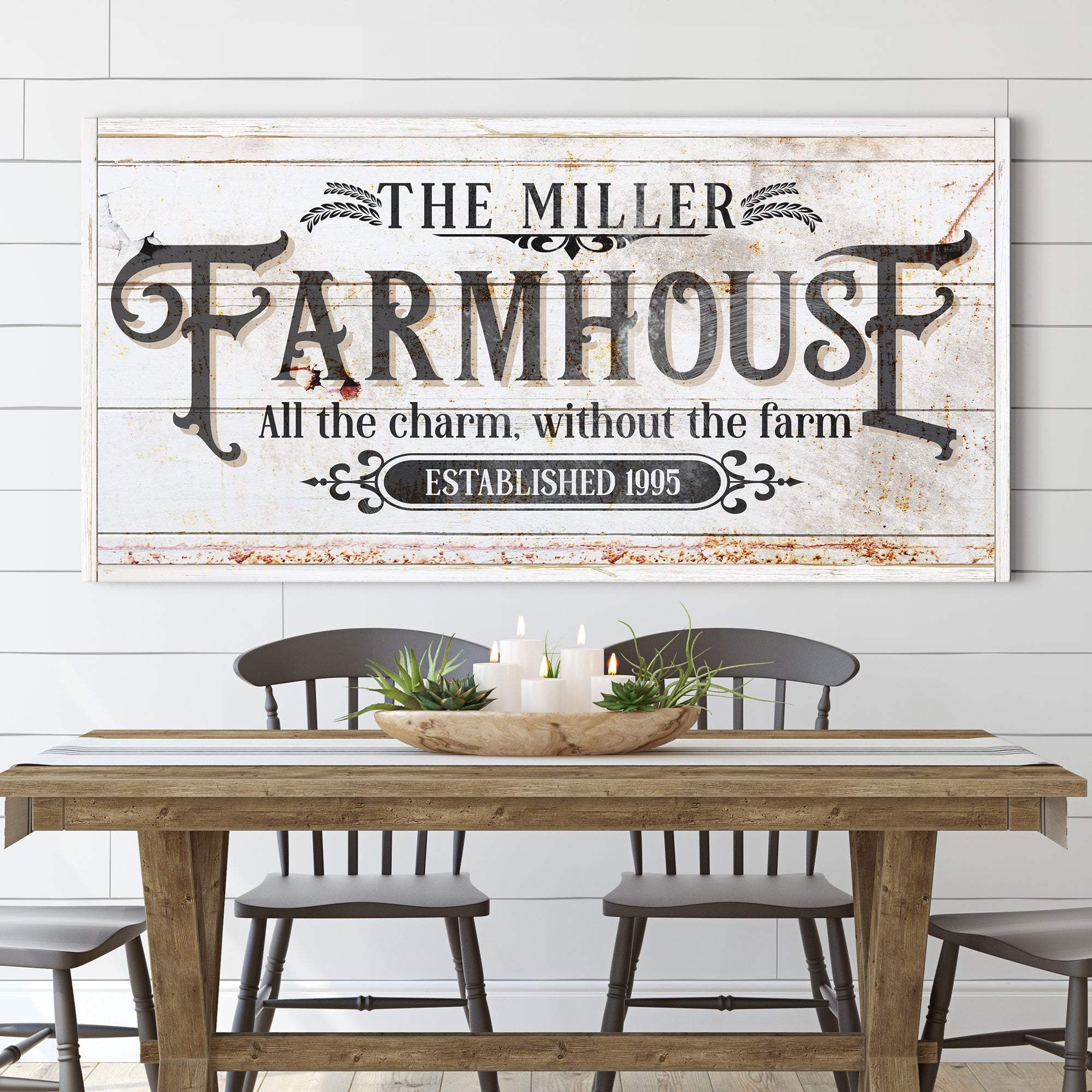 Personalized Farmhouse Sign II - Image 2