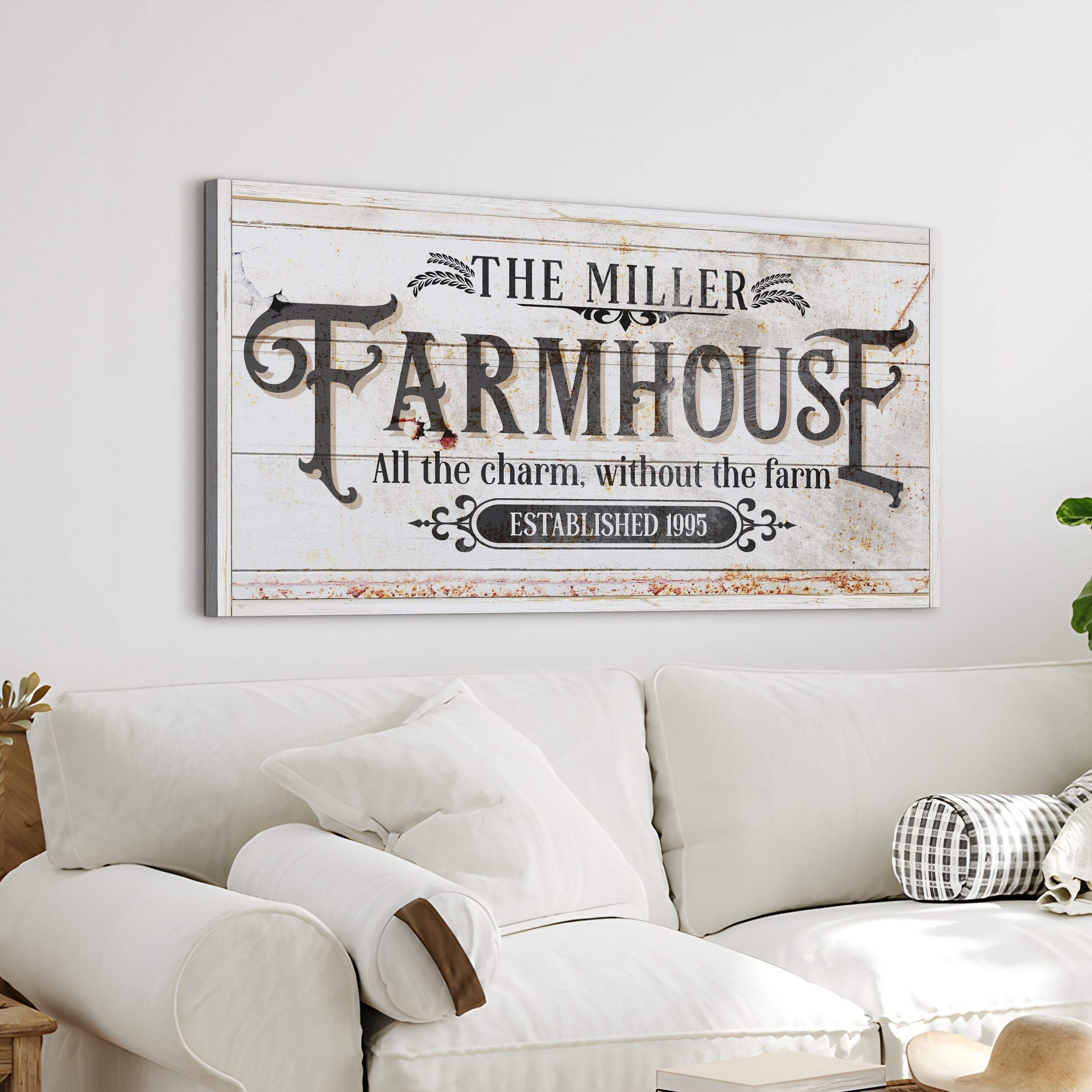 Personalized Farmhouse Sign II - Image 3