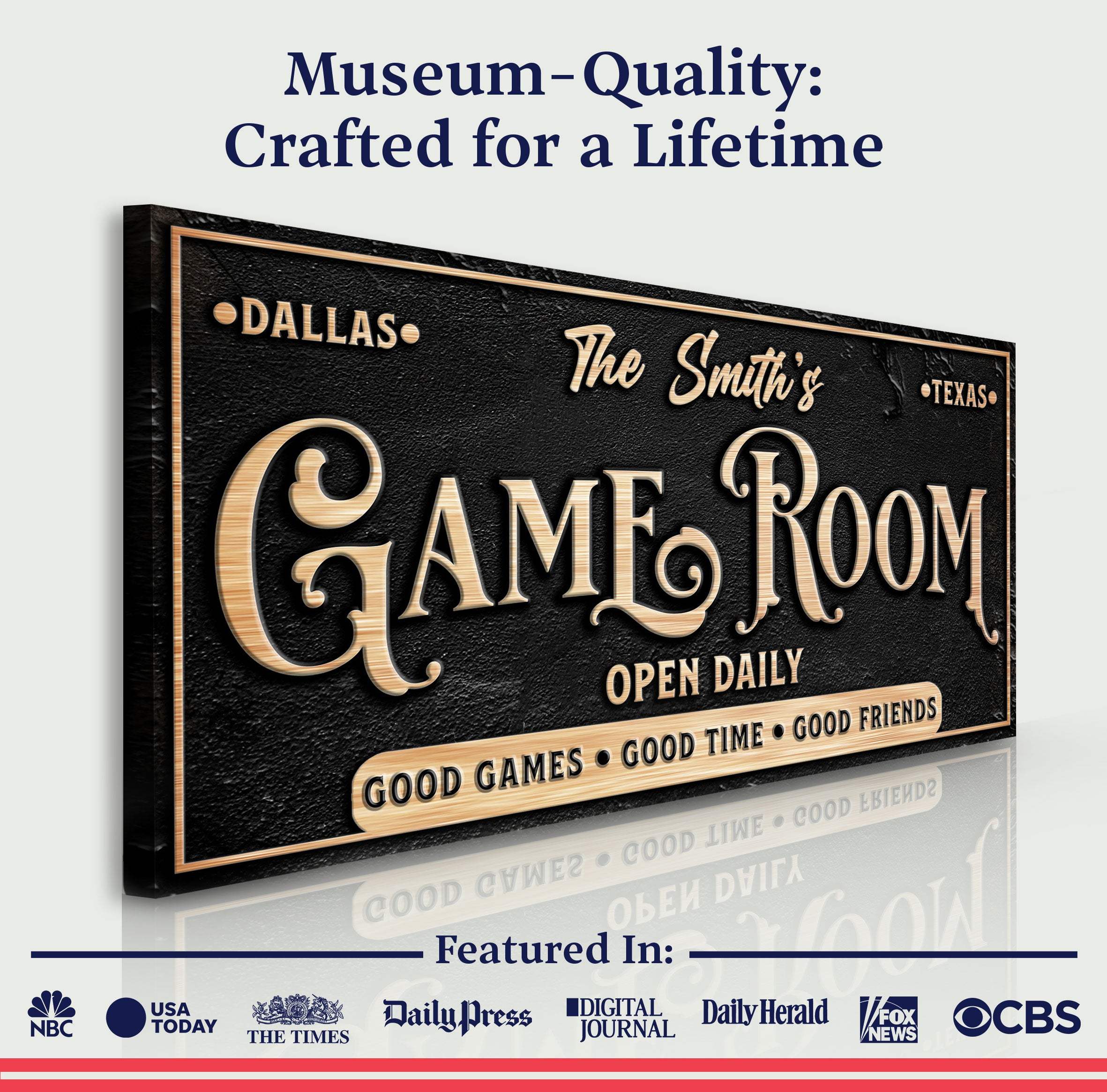 Personalized Game Room Sign - Image 4