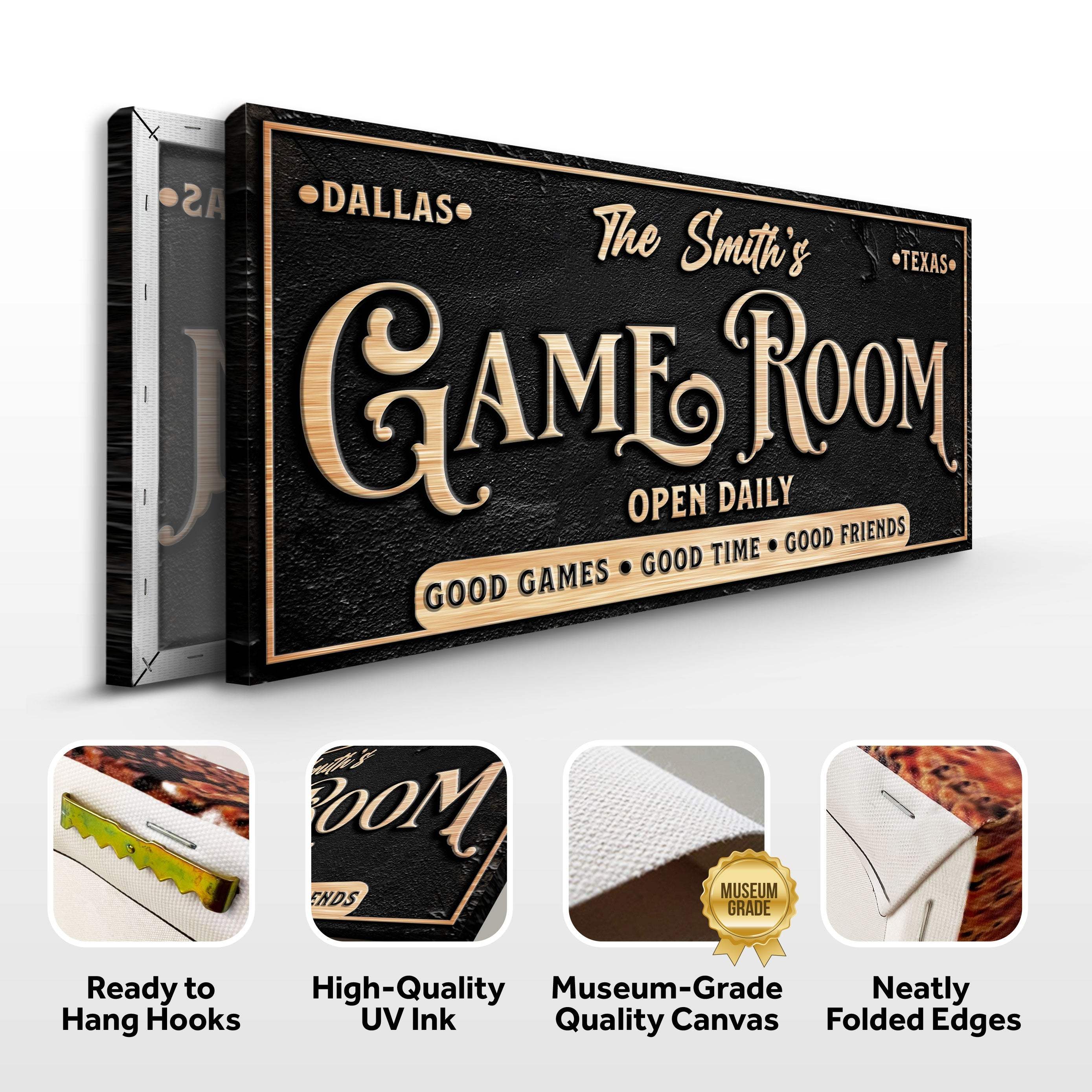 Personalized Game Room Sign - Image 5
