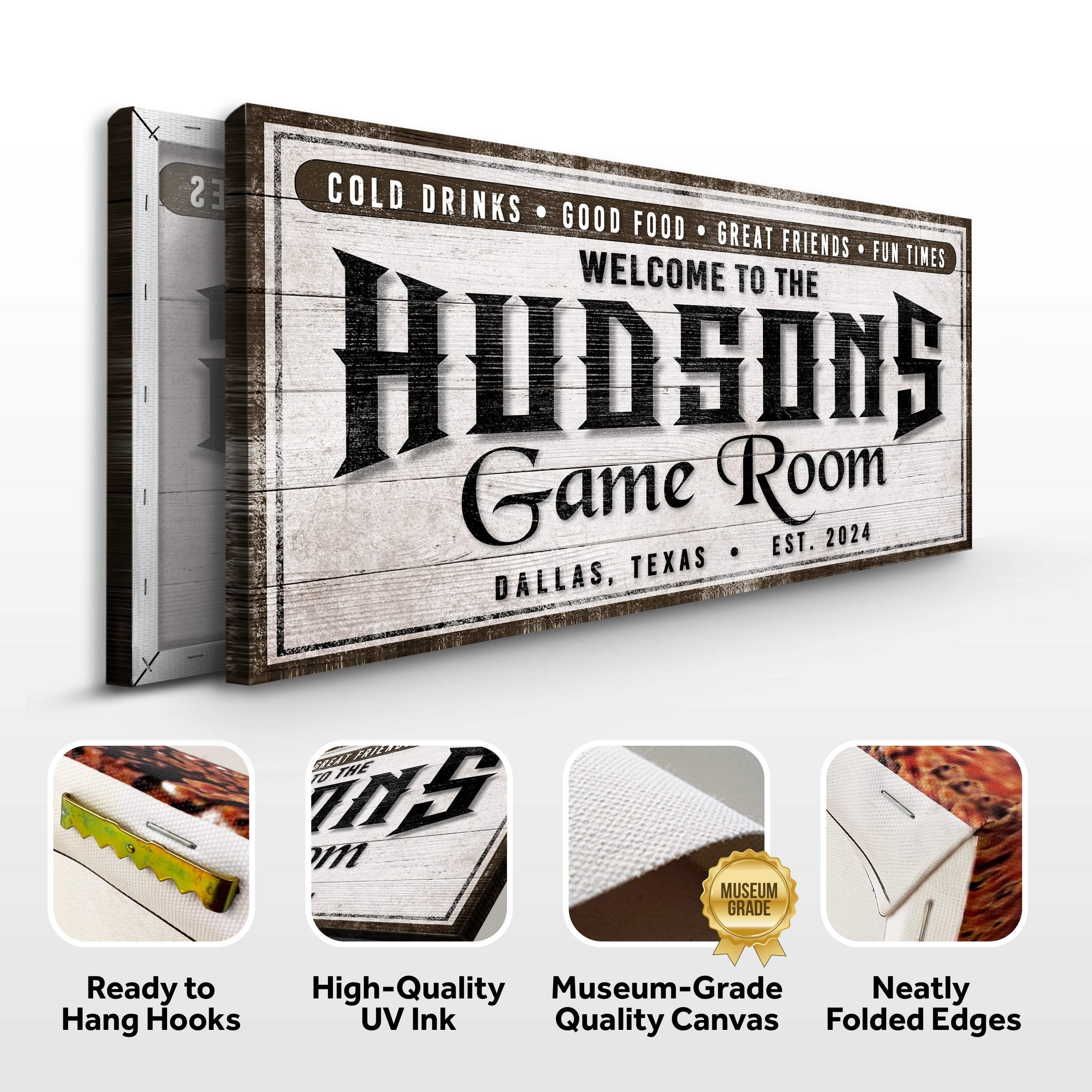 Personalized Game Room Sign IV - Image 5