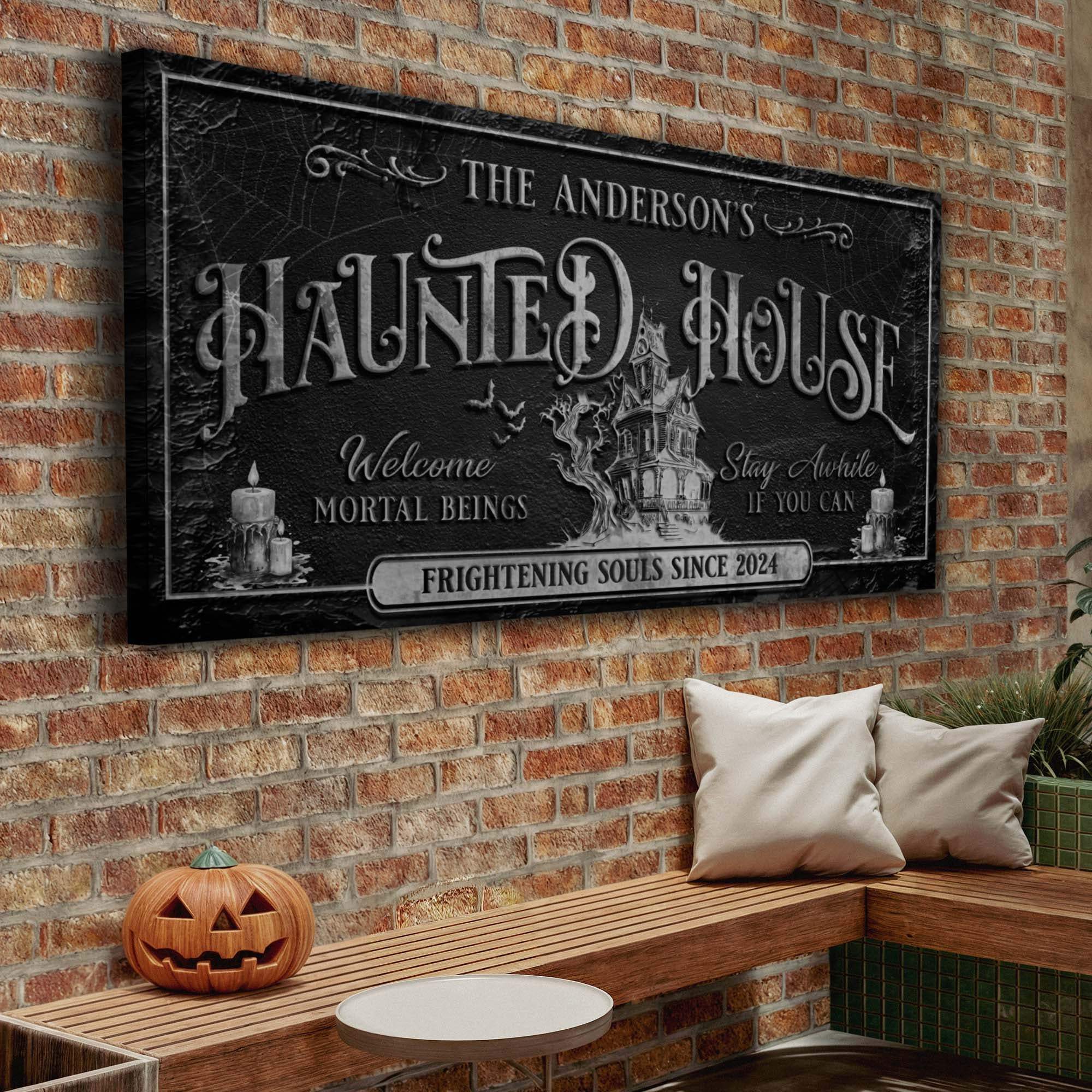 Personalized Haunted House Sign - Image 3