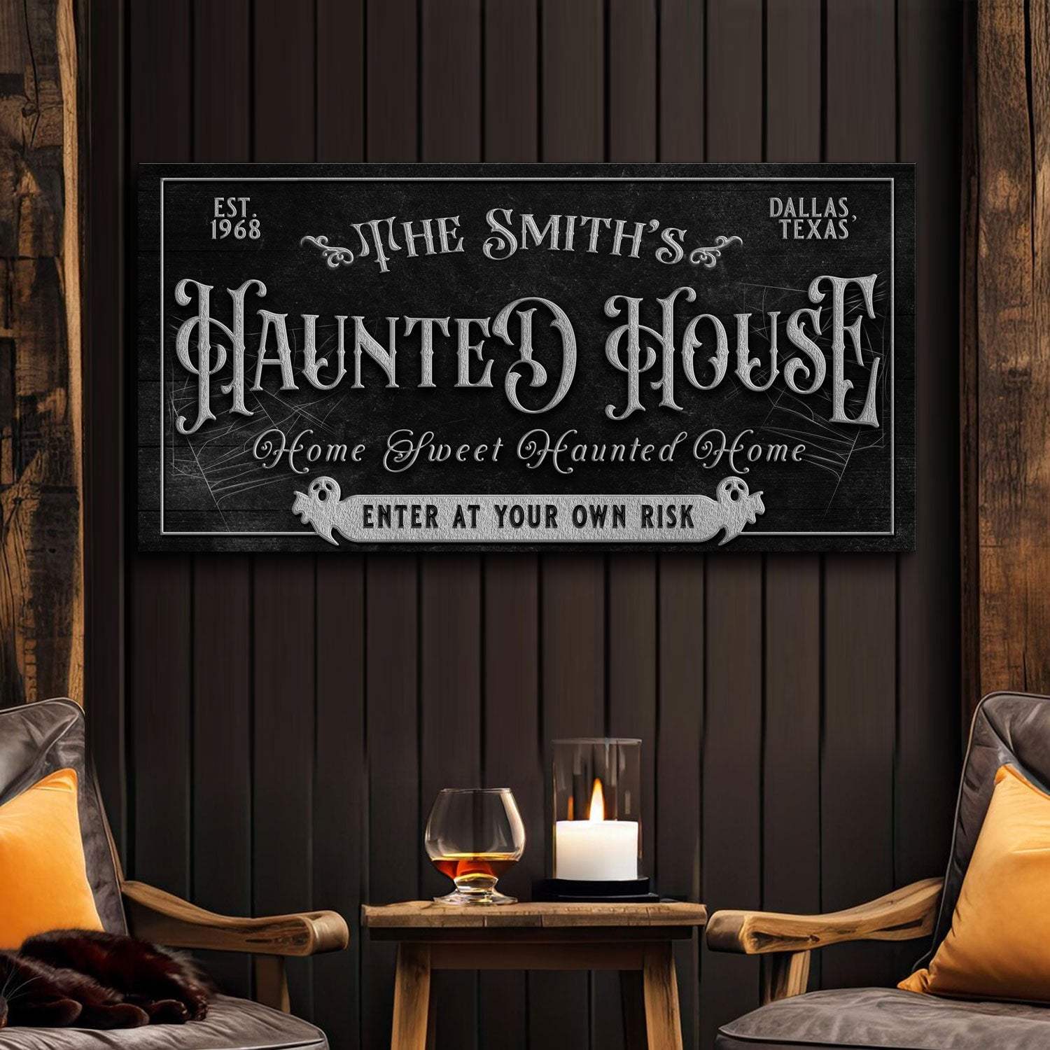 Personalized Haunted House Sign II - Image 2