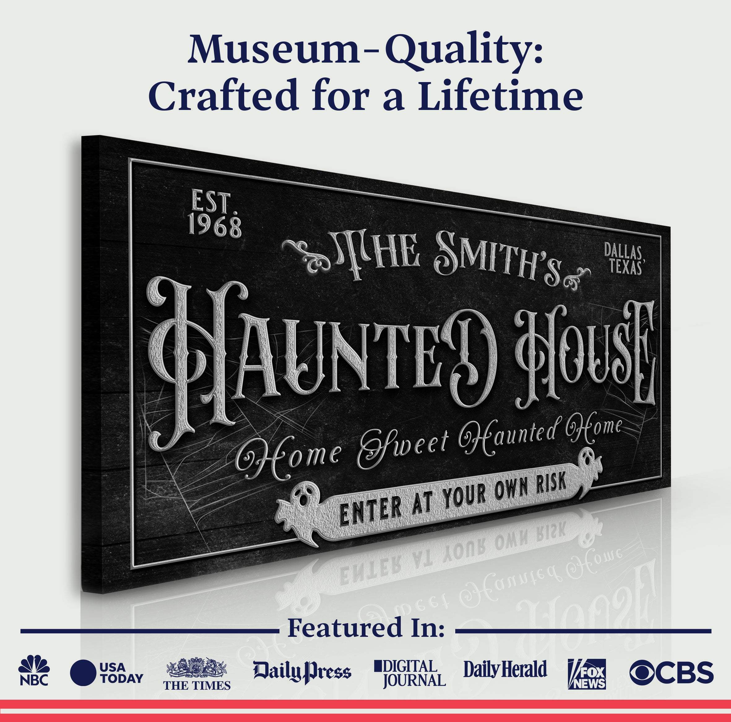 Personalized Haunted House Sign II - Image 4