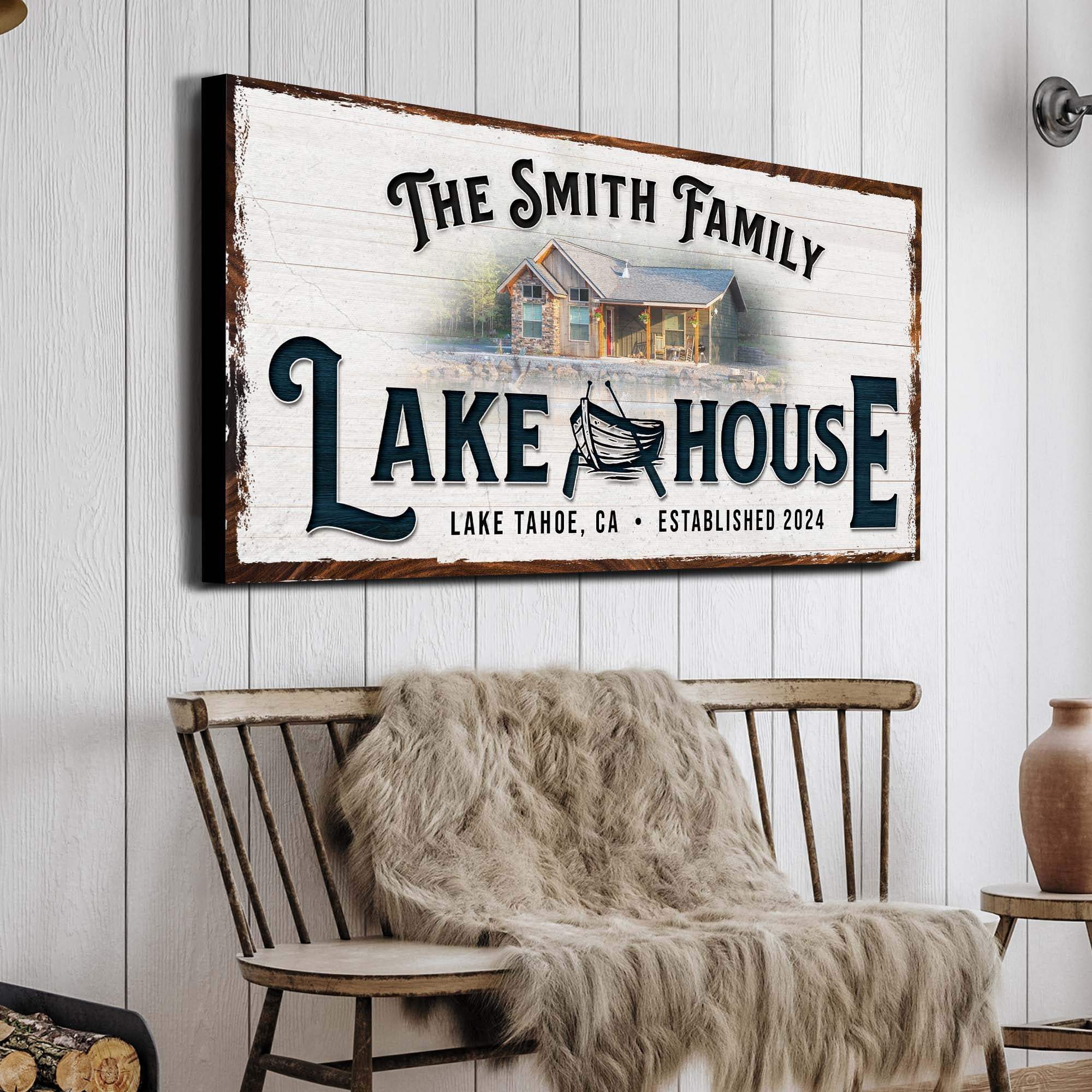 Personalized Lake House Sign - Image 2