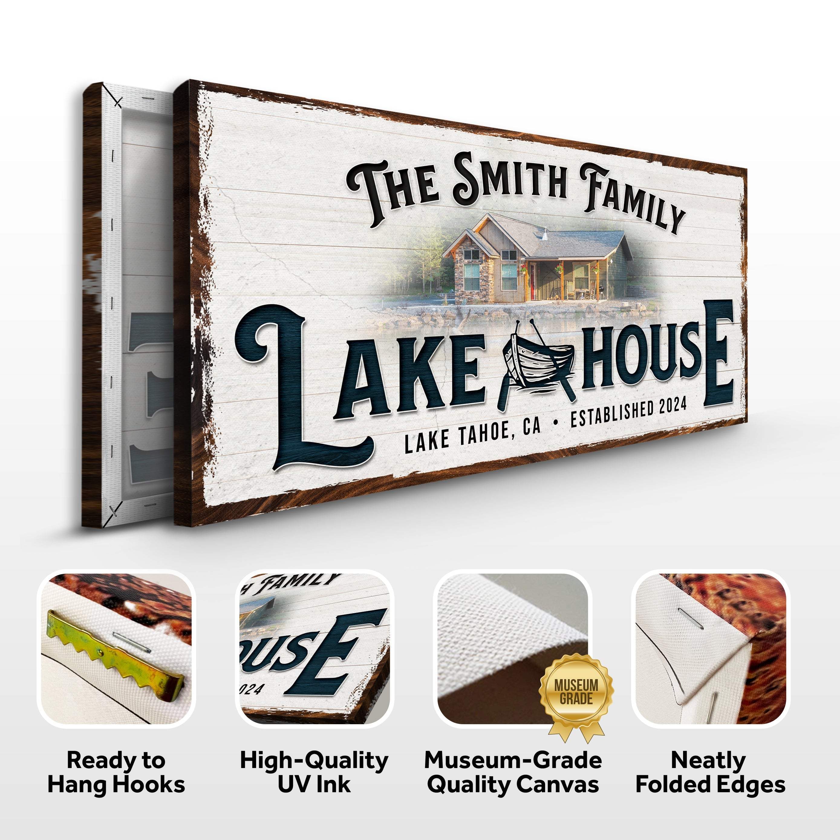Personalized Lake House Sign - Image 4