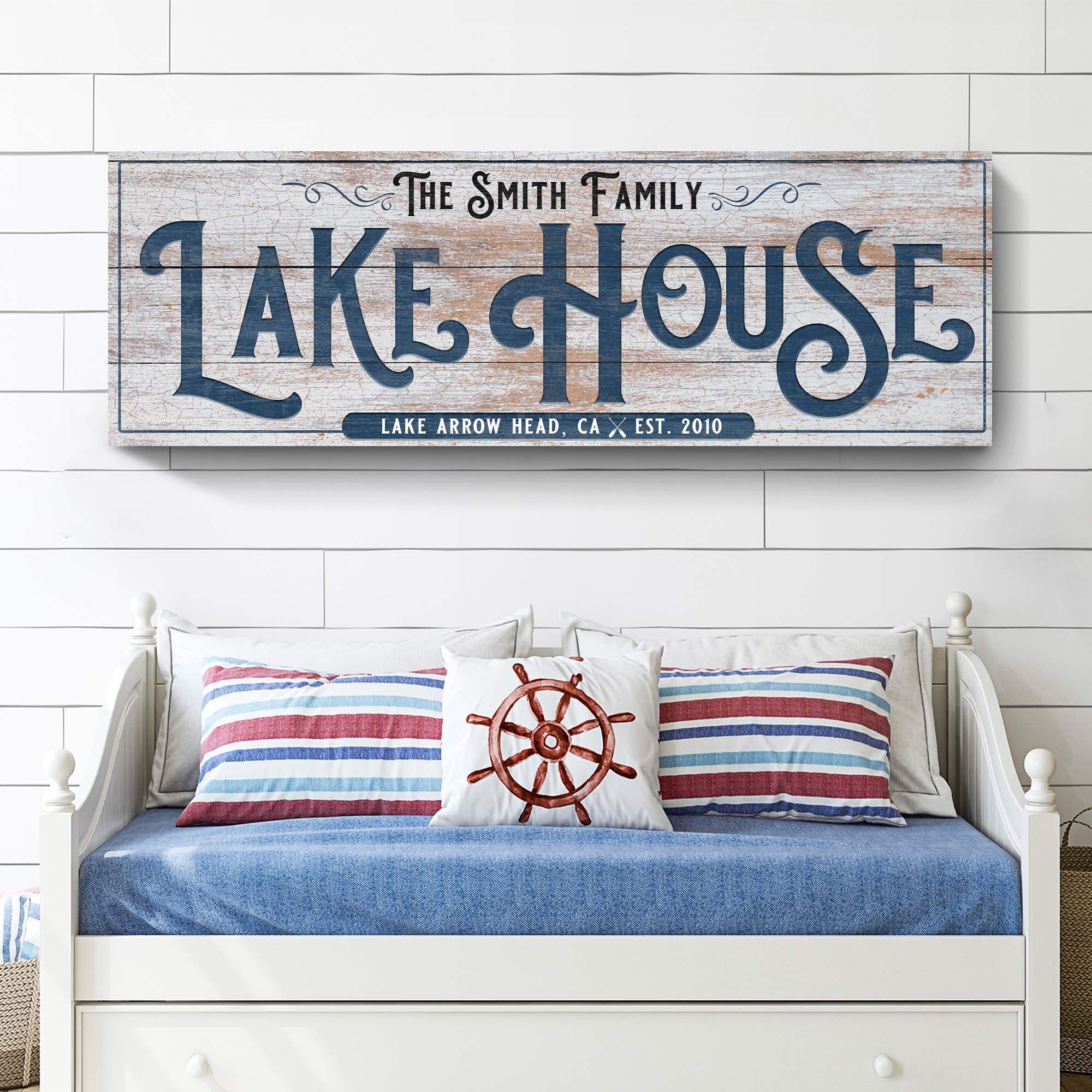 Personalized Lake House Sign III - Image 3