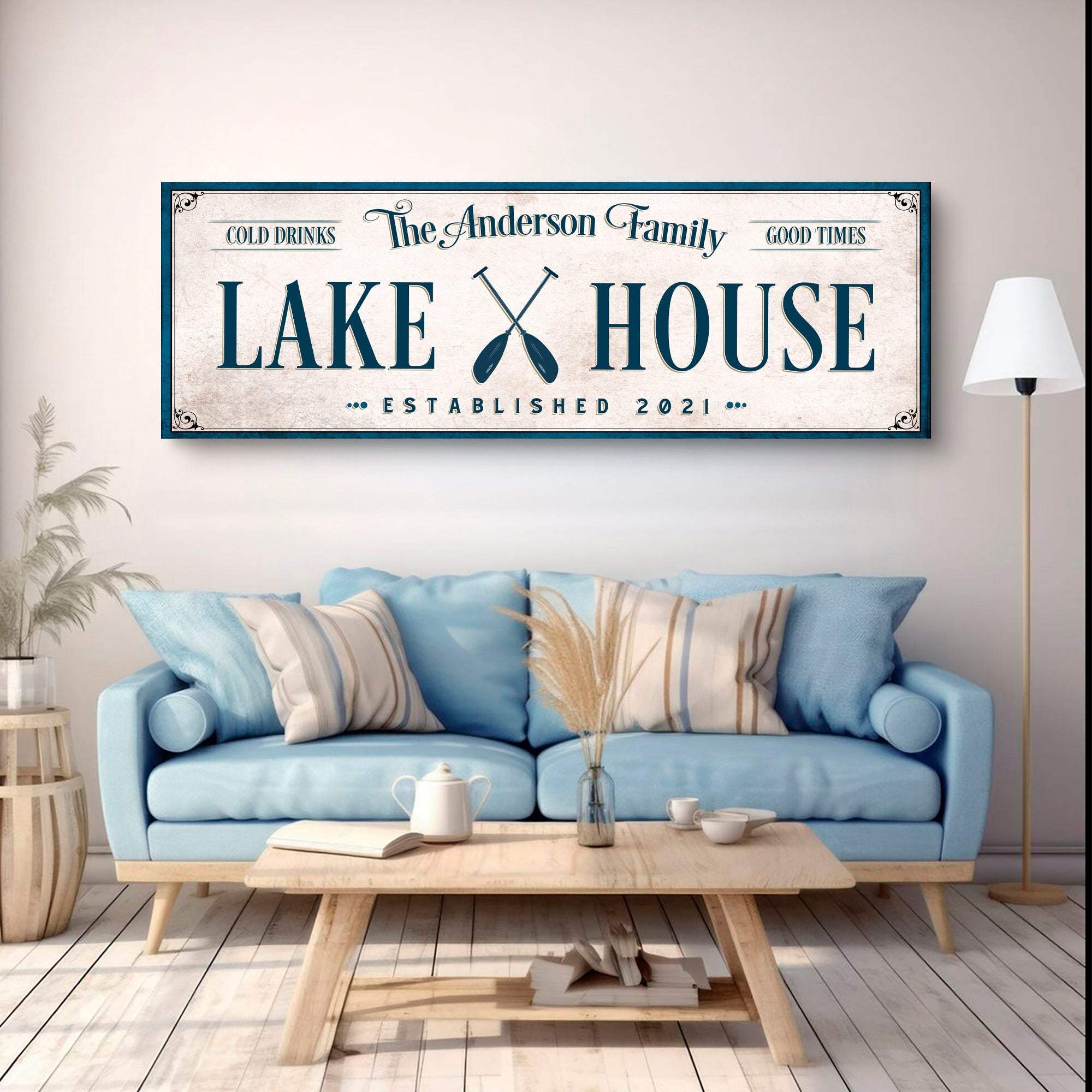 Personalized Lake House Sign IV - Image 4