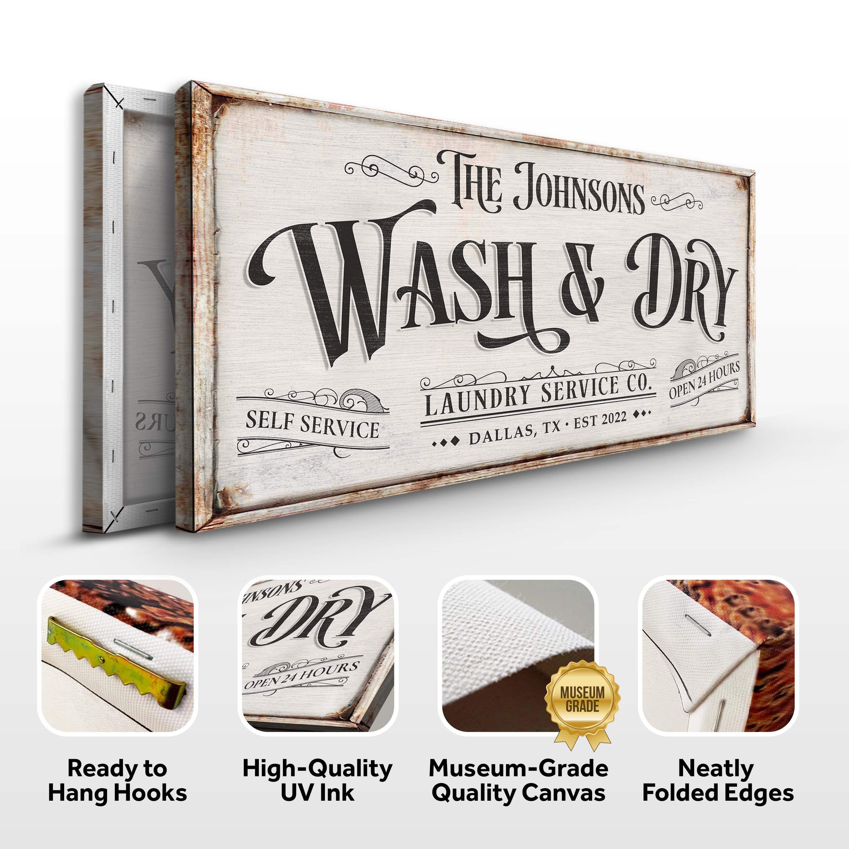 Personalized Laundry Service Sign - Image 5