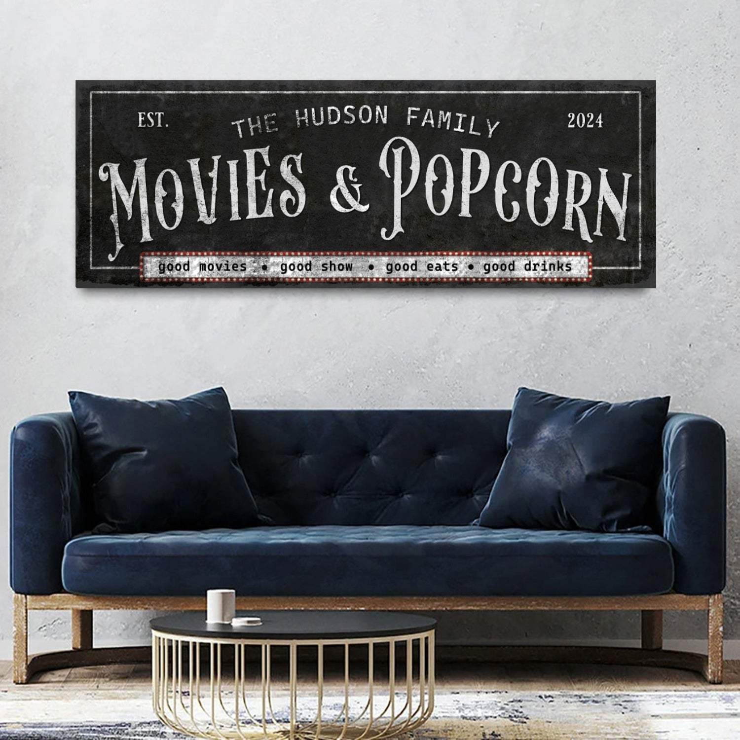 Personalized Movies & Popcorn Sign II - Image 3