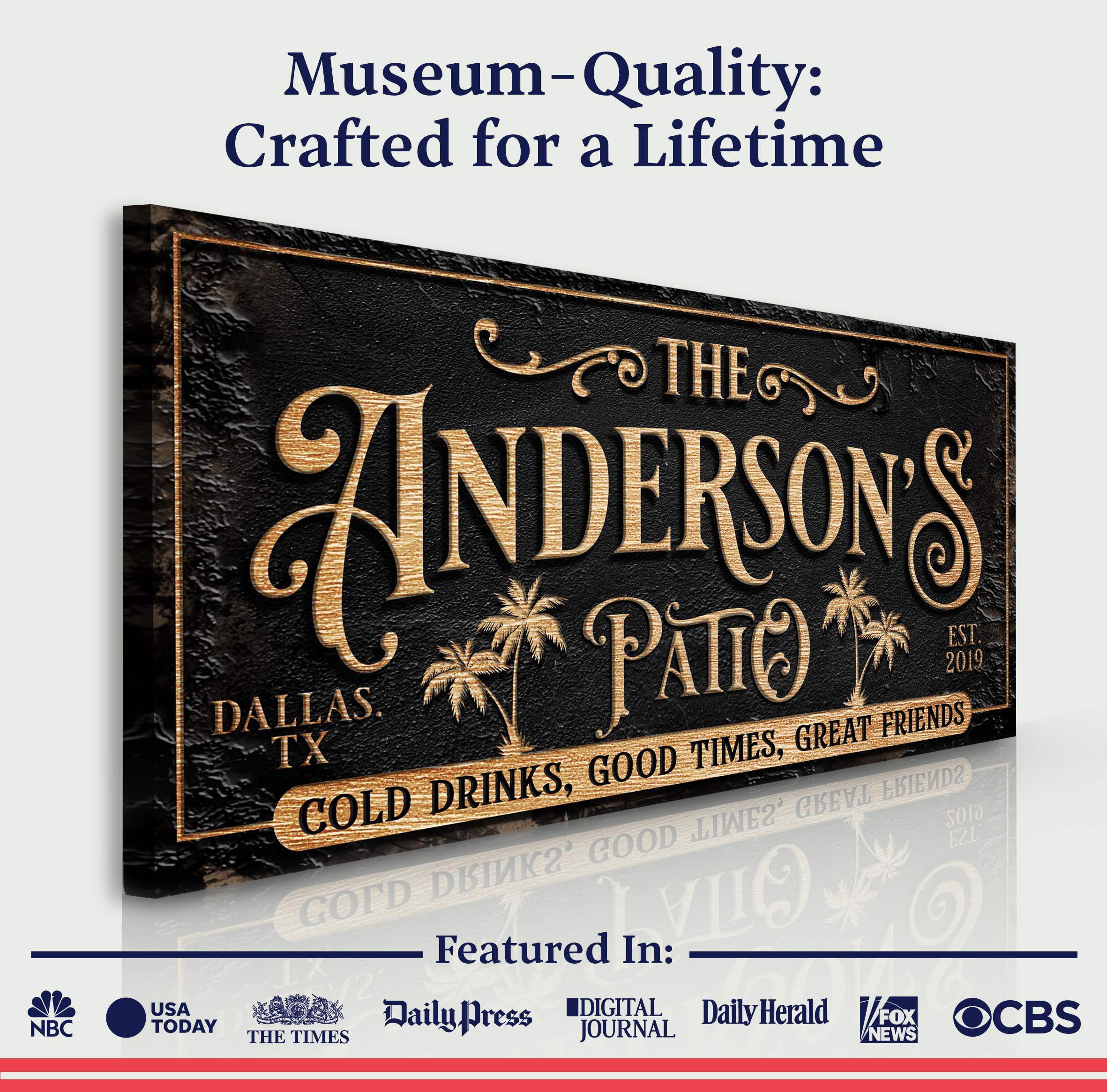 Personalized Patio Sign - Image 4