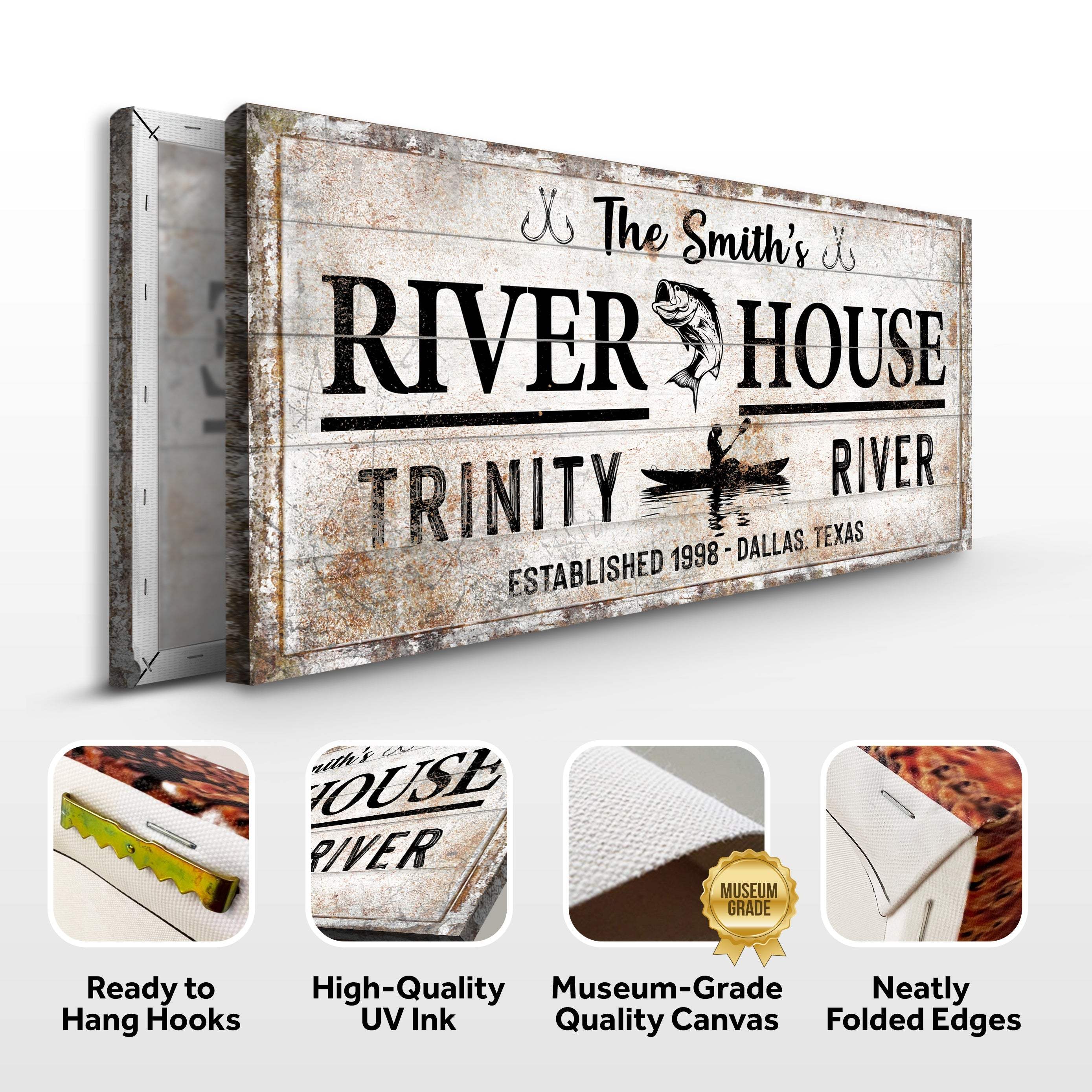 Personalized River House Sign II - Image 5