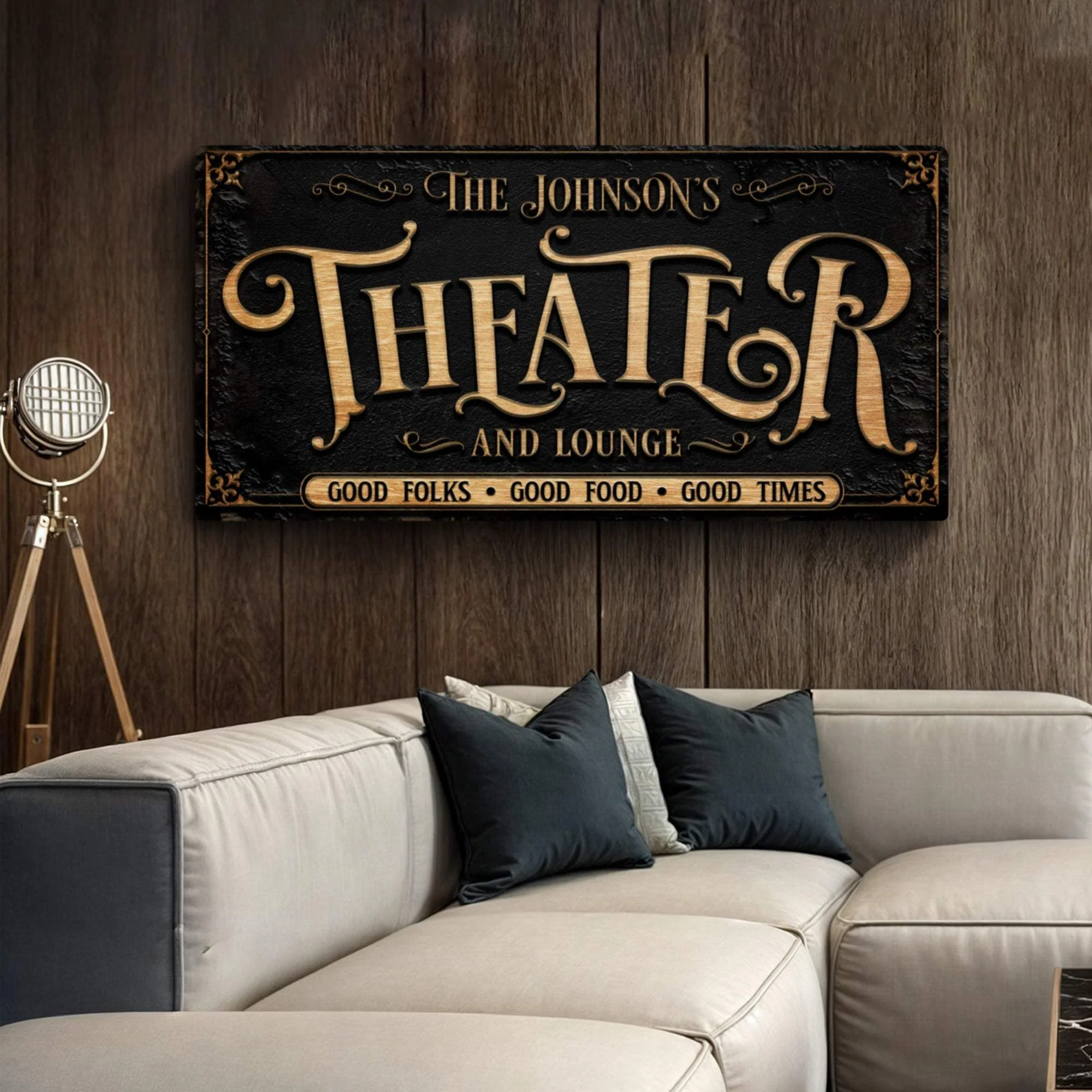Personalized Theater Sign III - Image 2