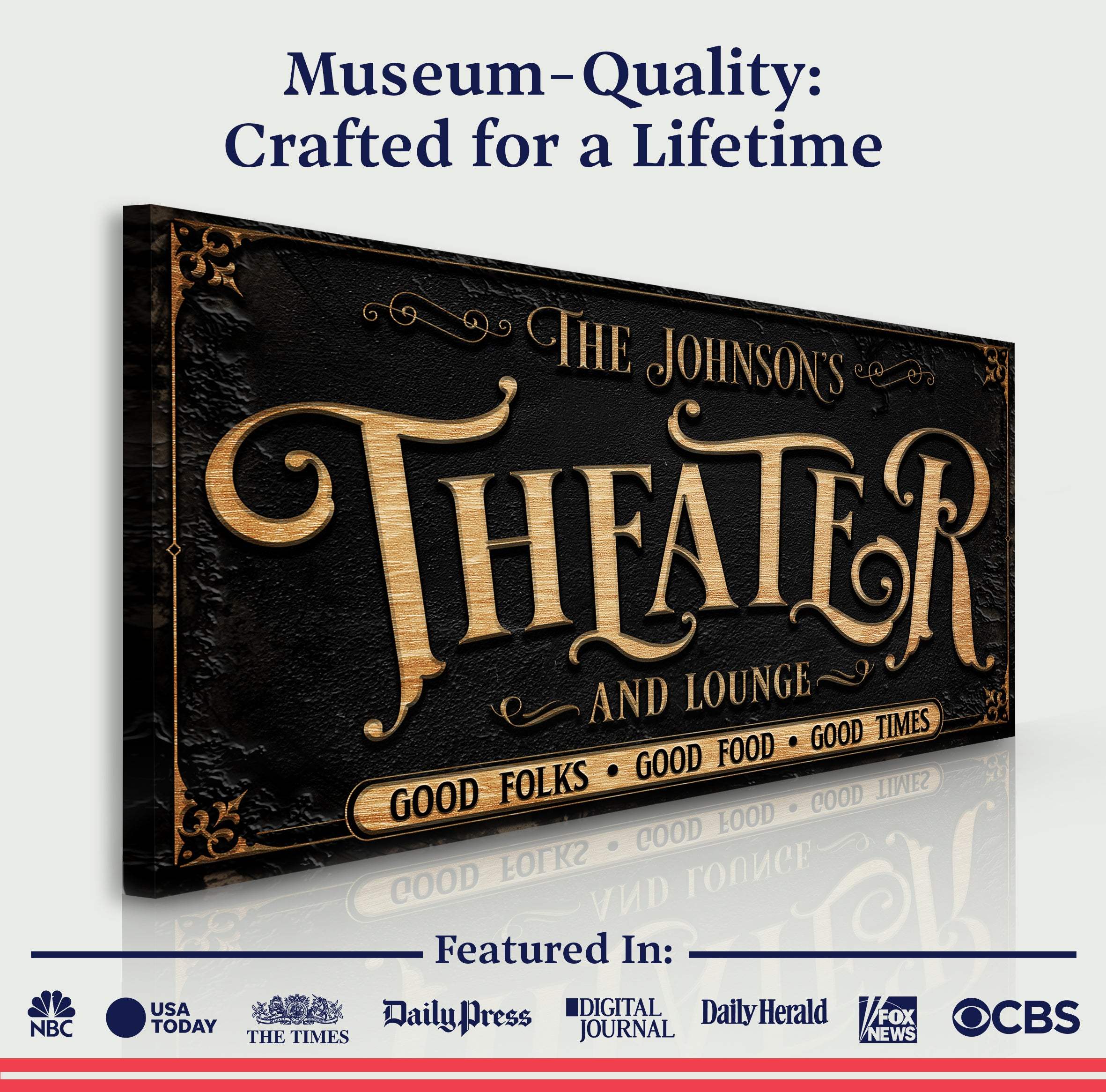 Personalized Theater Sign III - Image 4