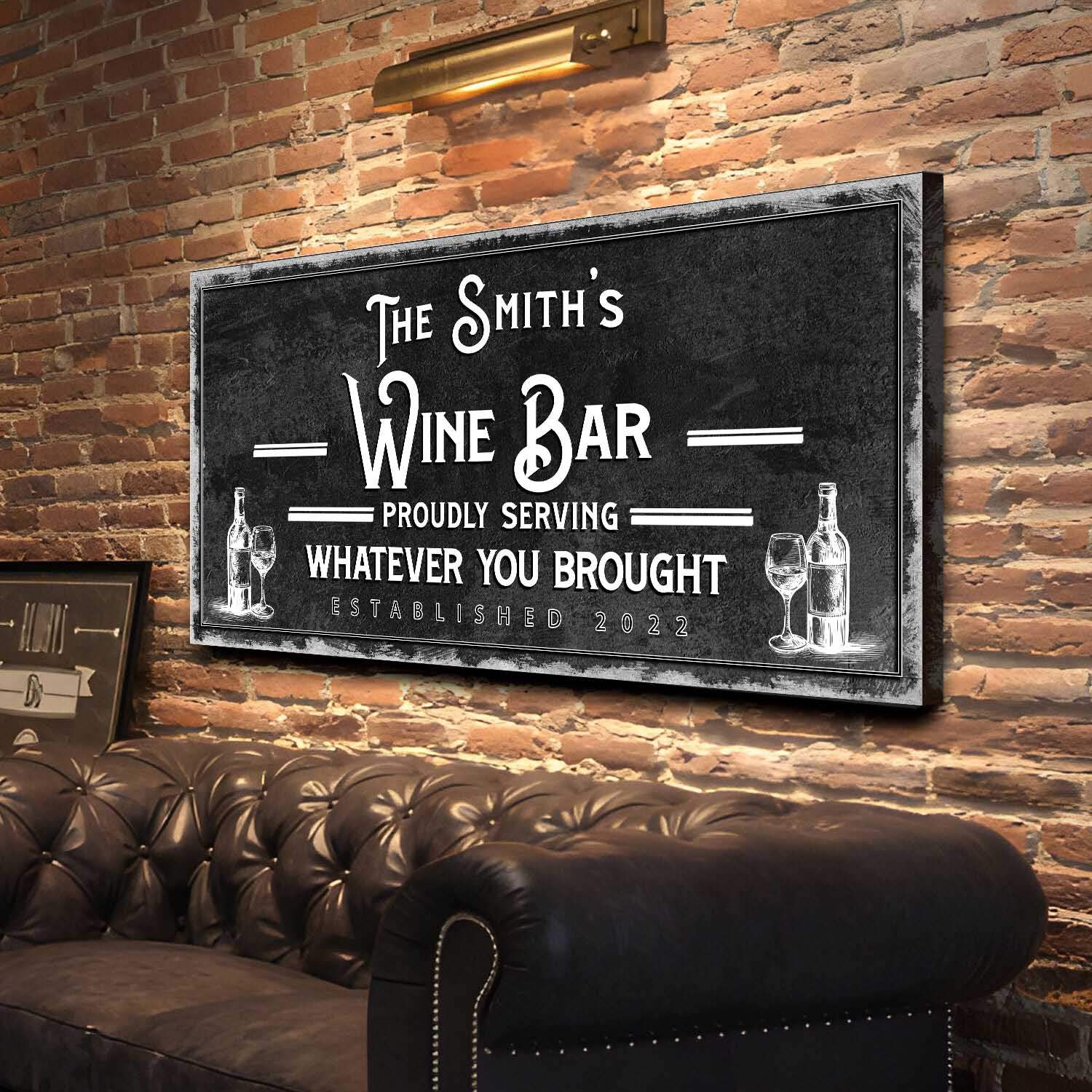 Personalized Wine Bar Sign - Image 3