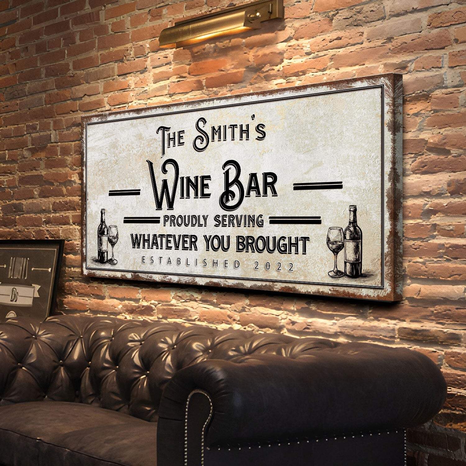 Personalized Wine Bar Sign II - Image 4
