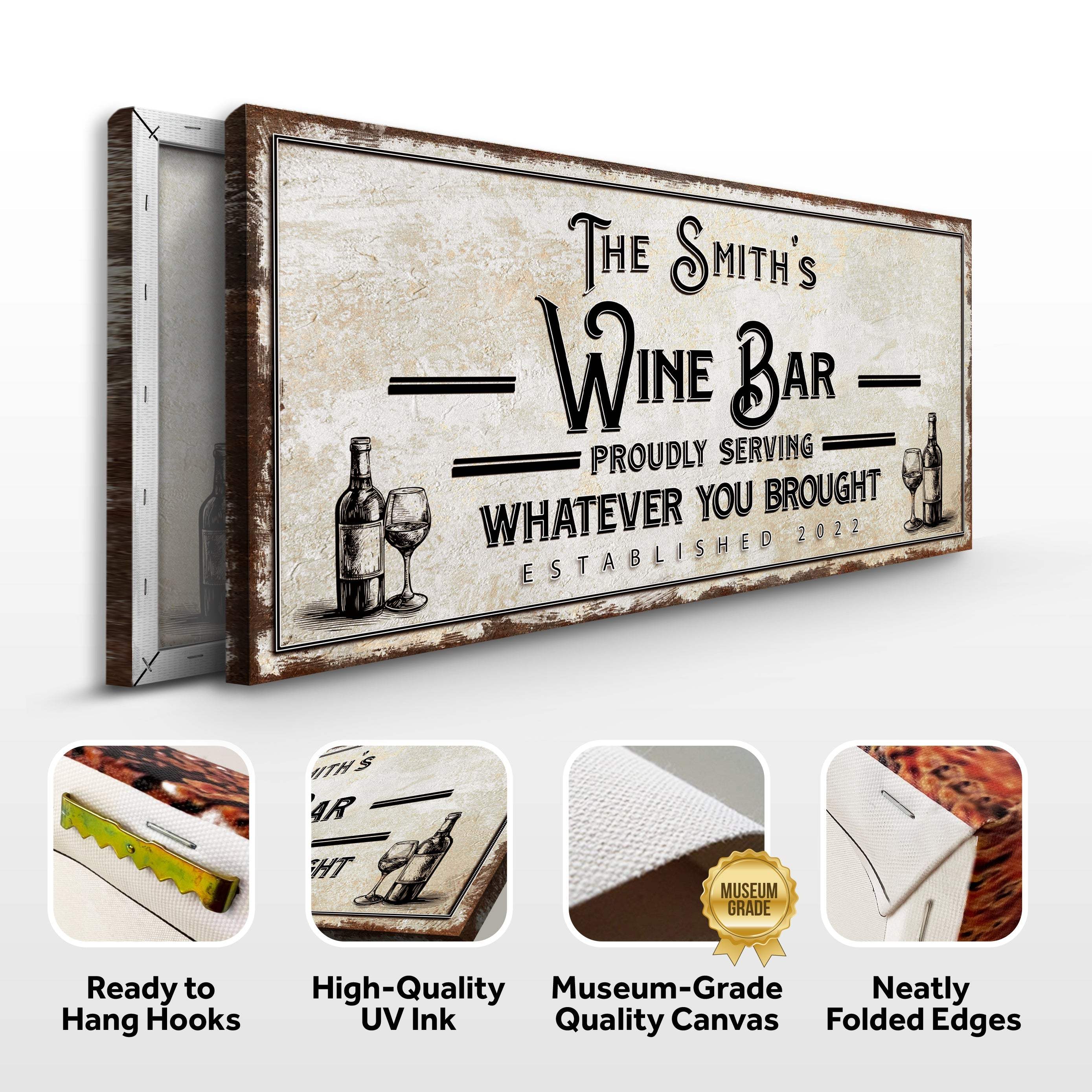 Personalized Wine Bar Sign II - Image 4