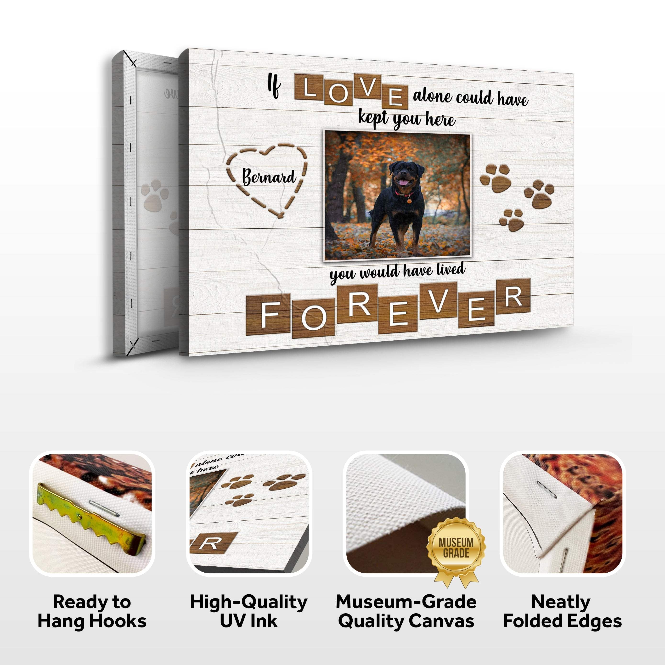 Pet Memorial Sign If Love Alone - Image 5