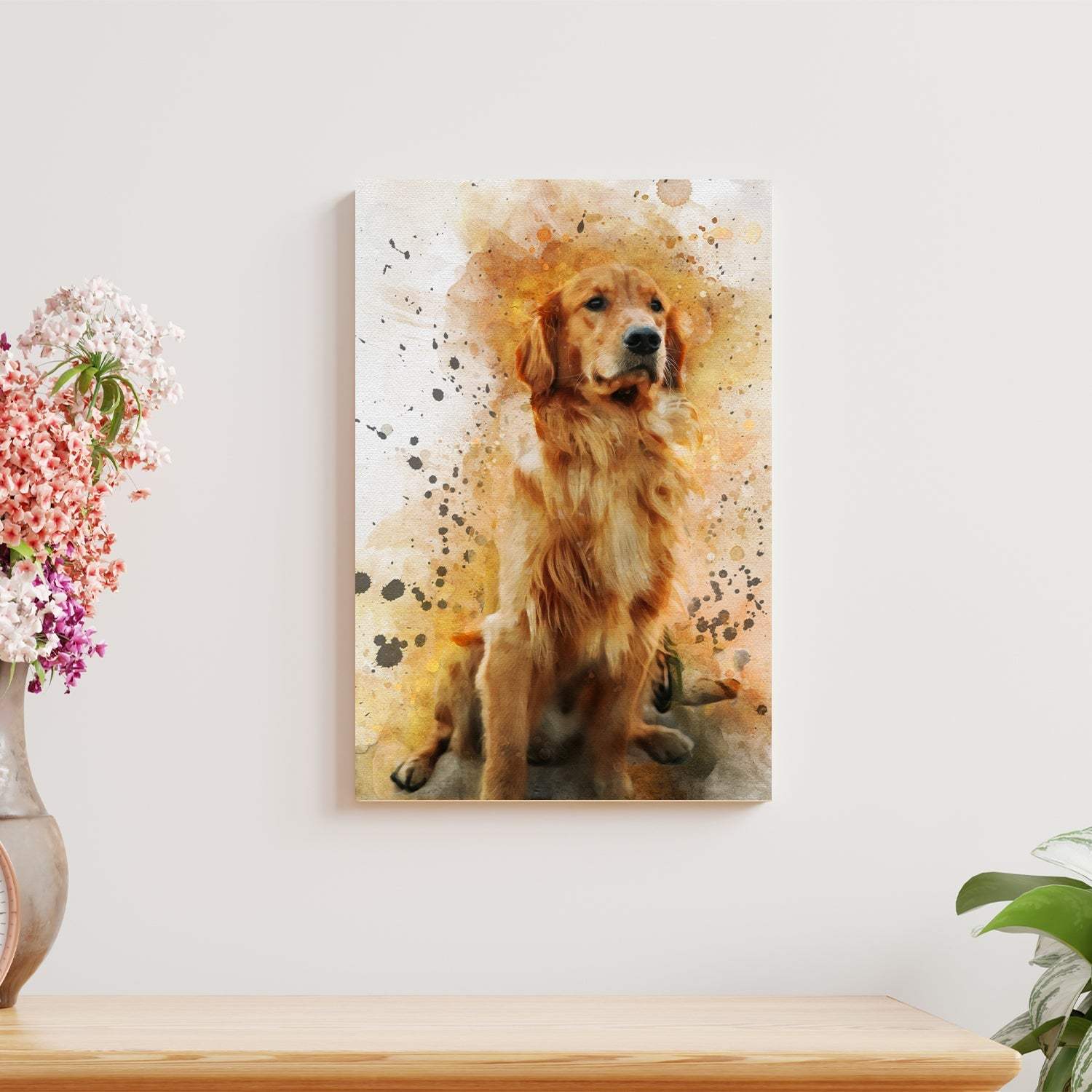 Pet Watercolor Portrait Custom Wall Art - Image 2