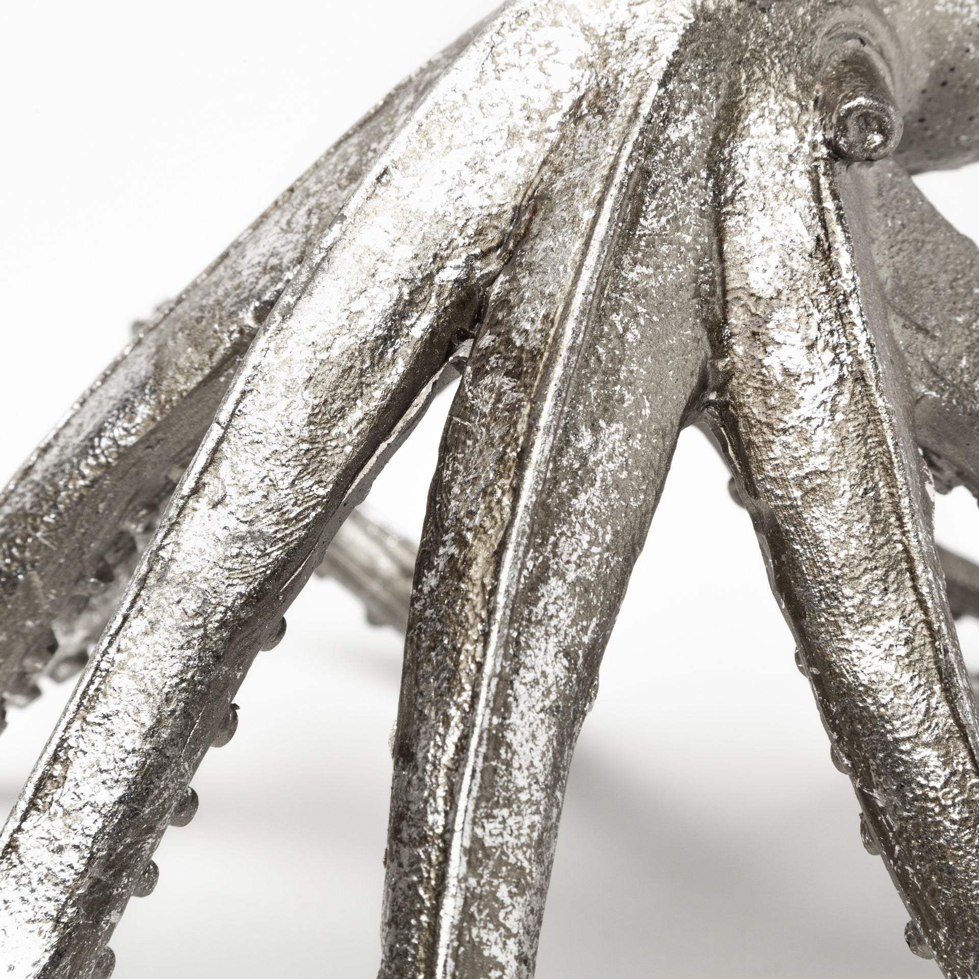 Petite Silver Resin Octopus Sculpture - Image 6