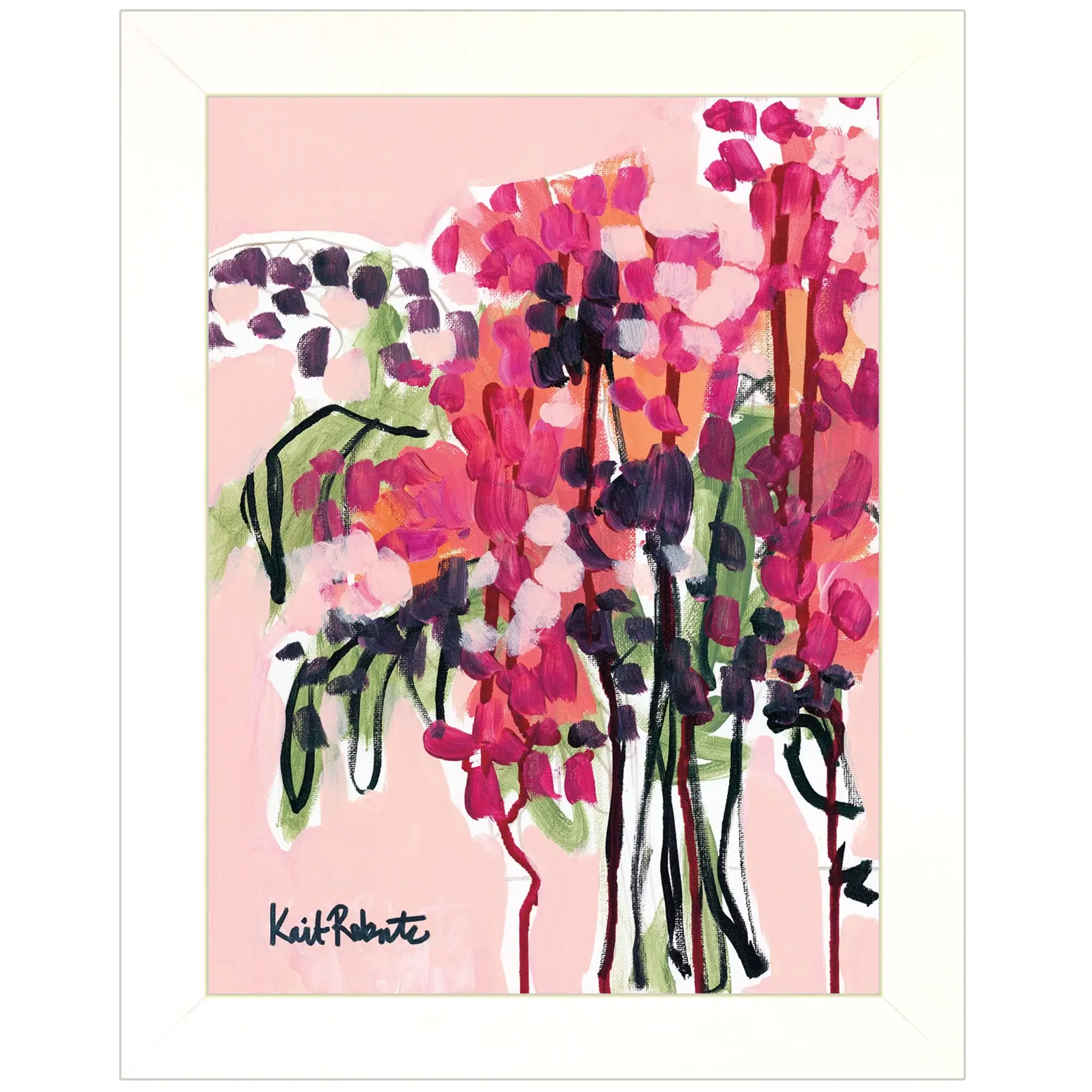 Picked in a Field in Maine White Framed Print Wall Art - Image 2