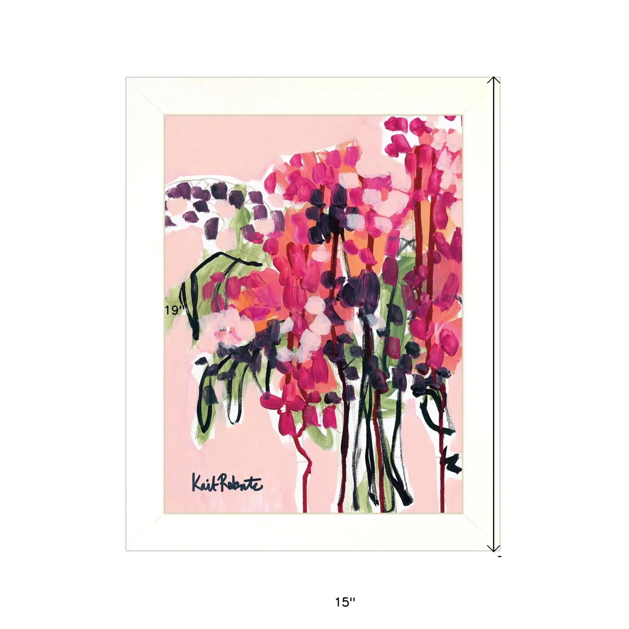 Picked in a Field in Maine White Framed Print Wall Art - Image 5