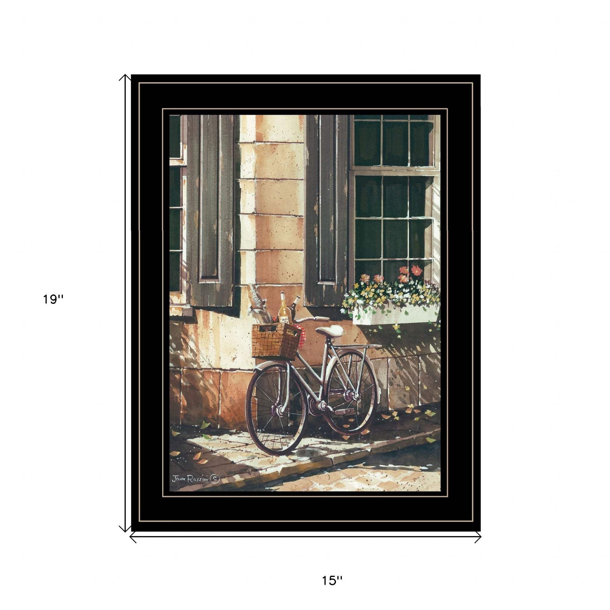 Picnic Getaway 2 Black Framed Print Wall Art - Image 6