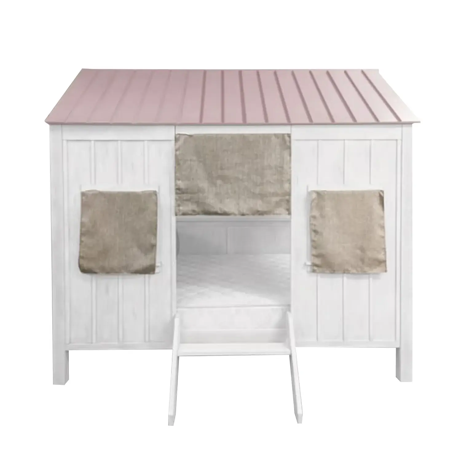 Pink and White Full Bed Frame - Image 2