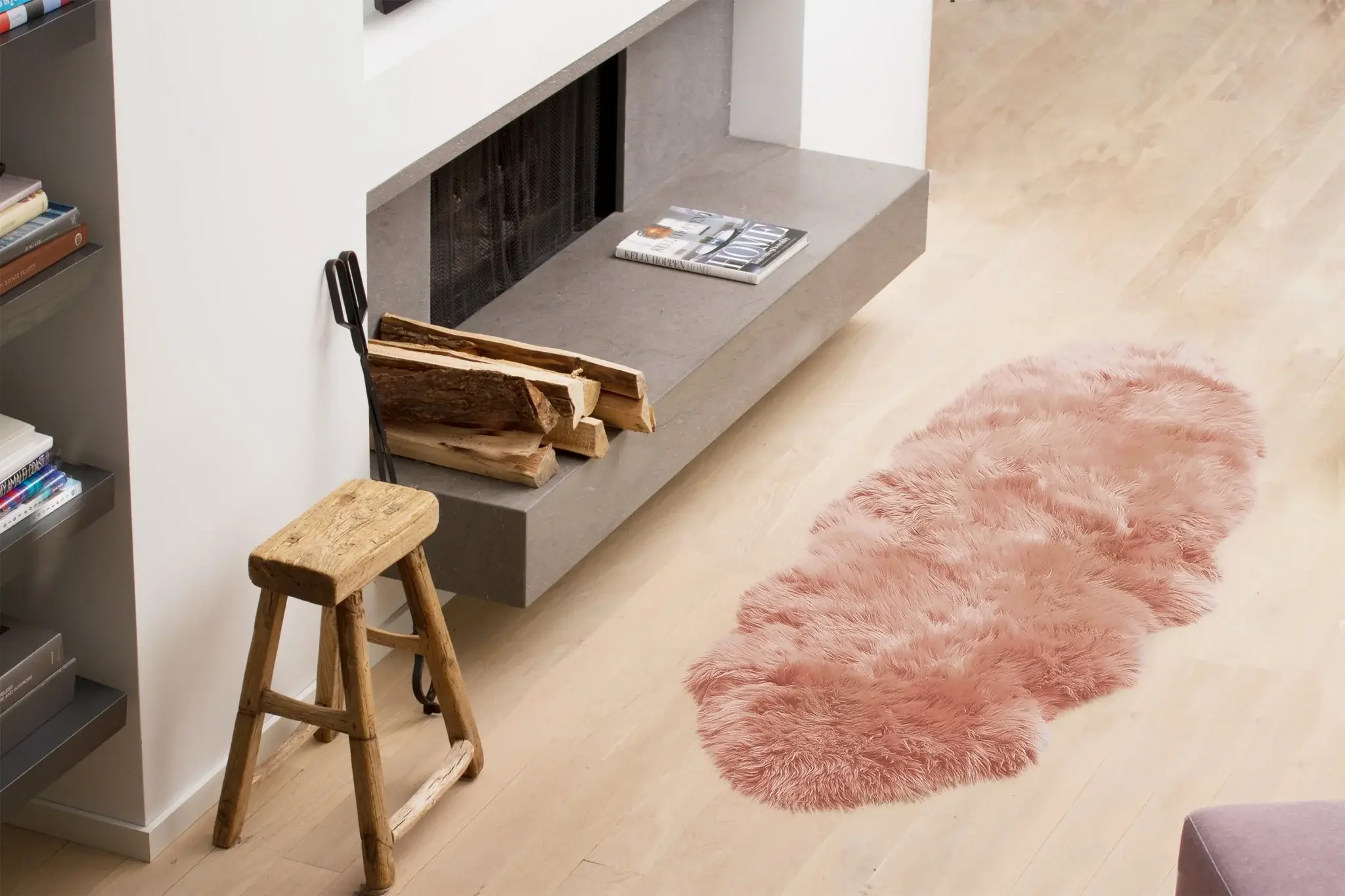 Pink Animal Print Area Rug - Image 8