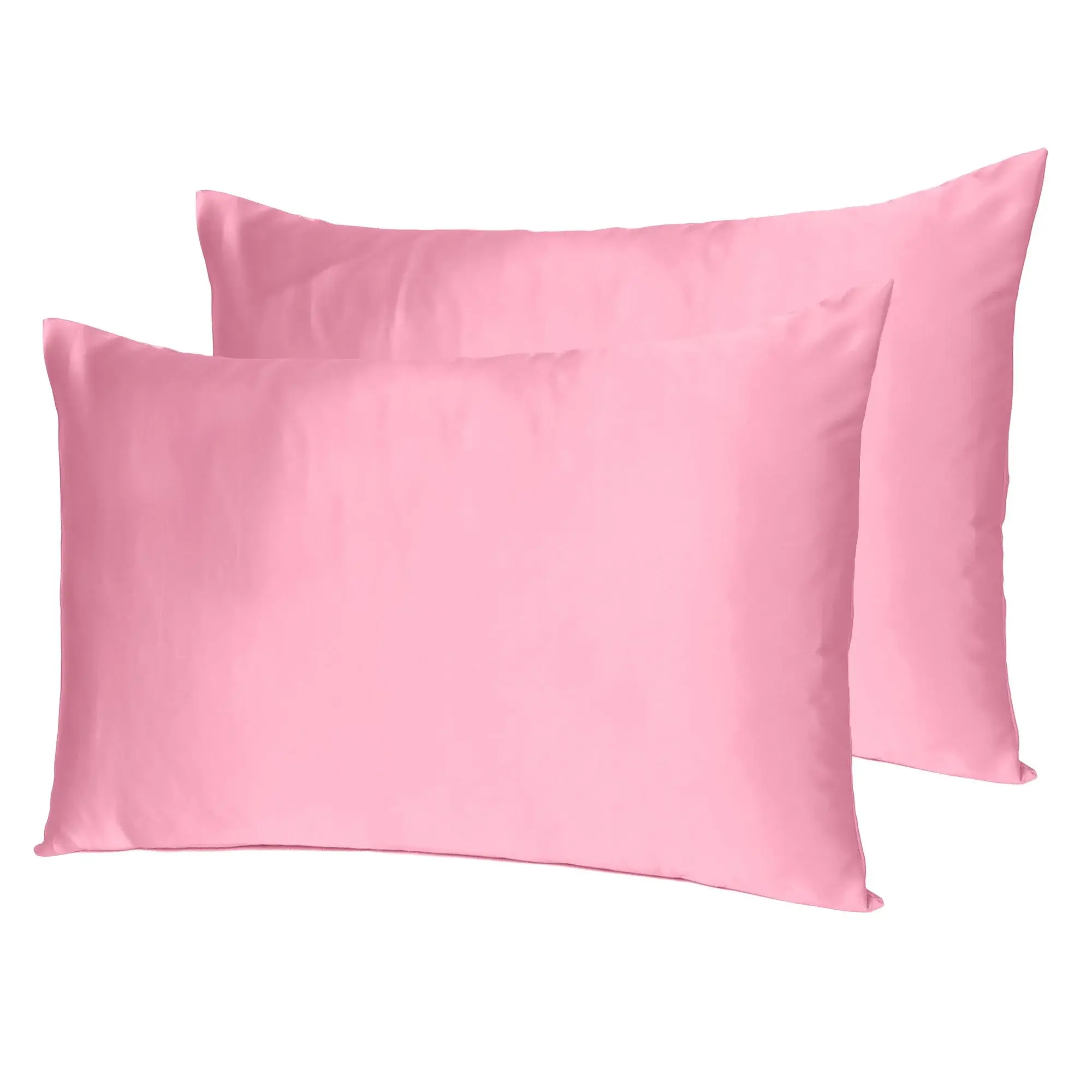 Pink Rose Dreamy Set Of 2 Silky Satin King Pillowcases - Image 7