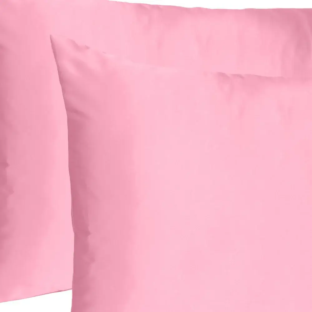 Pink Rose Dreamy Set Of 2 Silky Satin Queen Pillowcases - Image 6