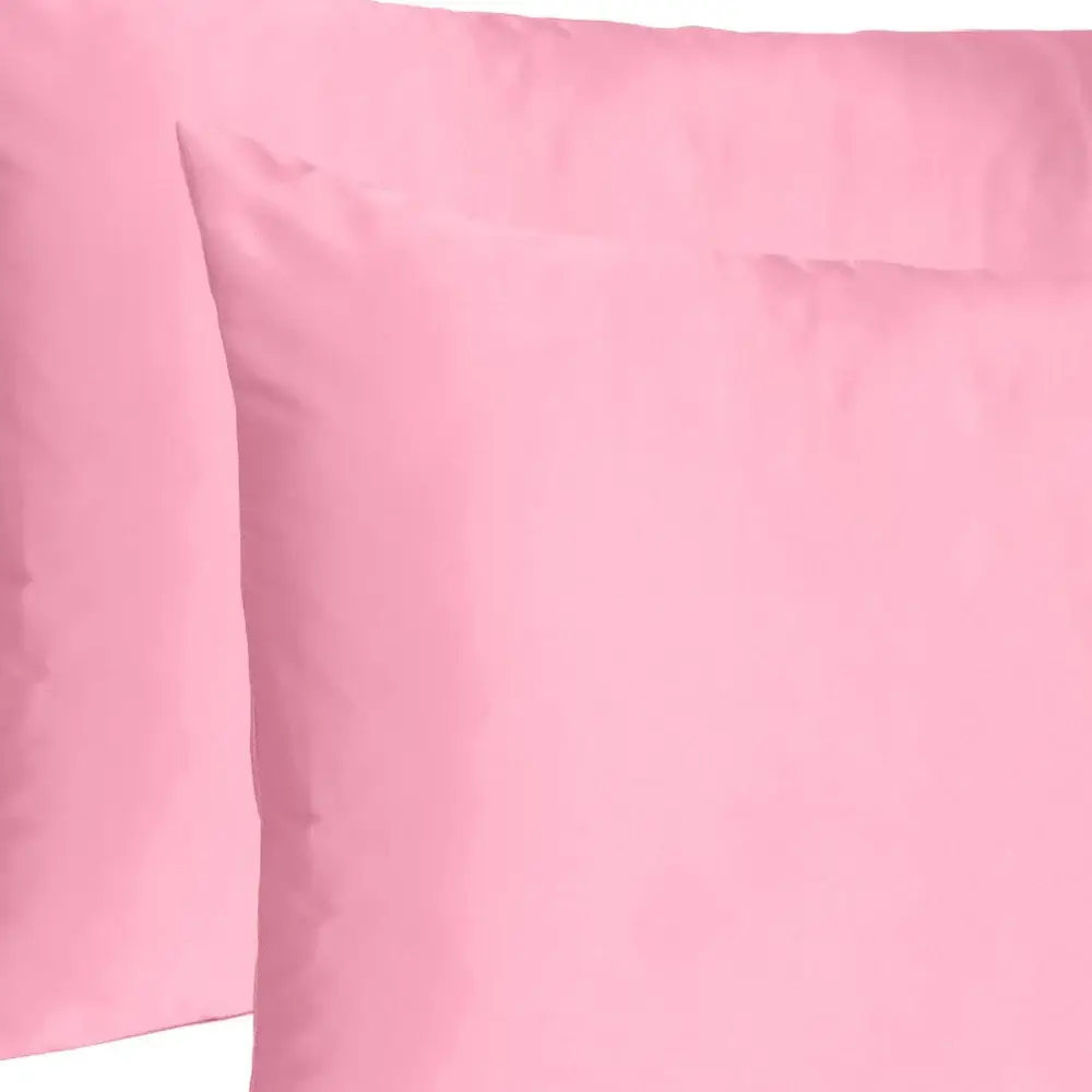 Pink Rose Dreamy Set Of 2 Silky Satin Standard Pillowcases - Image 6