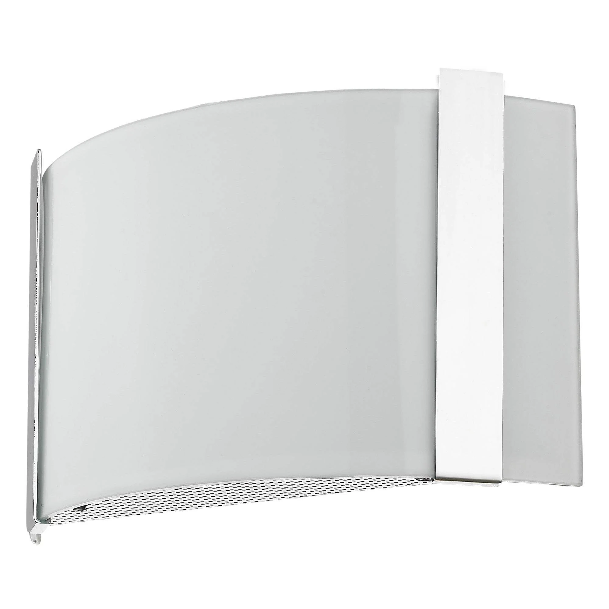 Polished Chrome Wall Sconce with Frosted Glass Shade - Image 4
