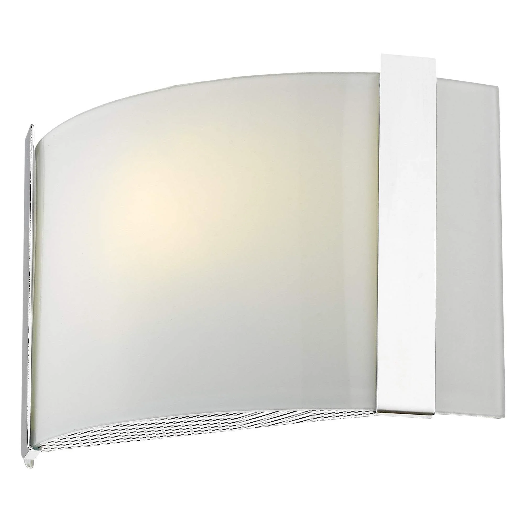 Polished Chrome Wall Sconce with Frosted Glass Shade - Image 5