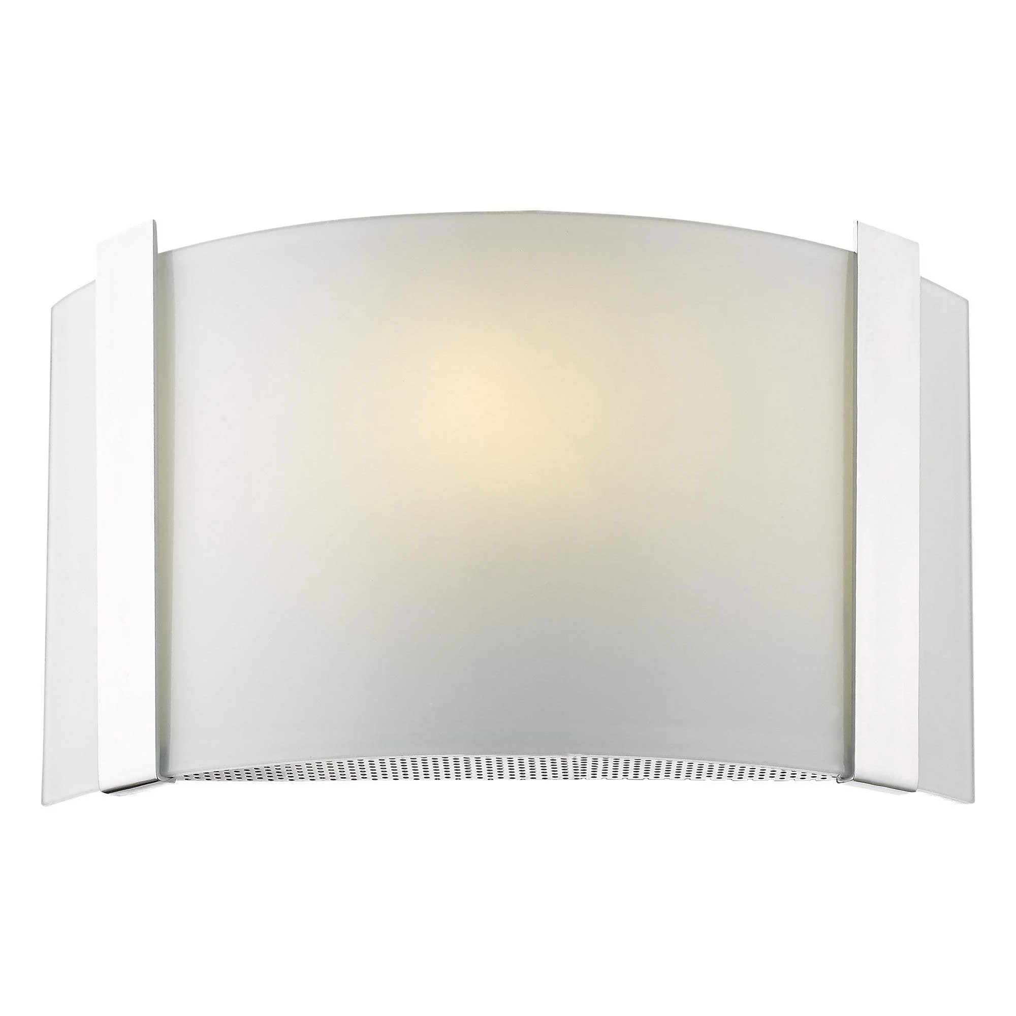 Polished Chrome Wall Sconce with Frosted Glass Shade - Image 6