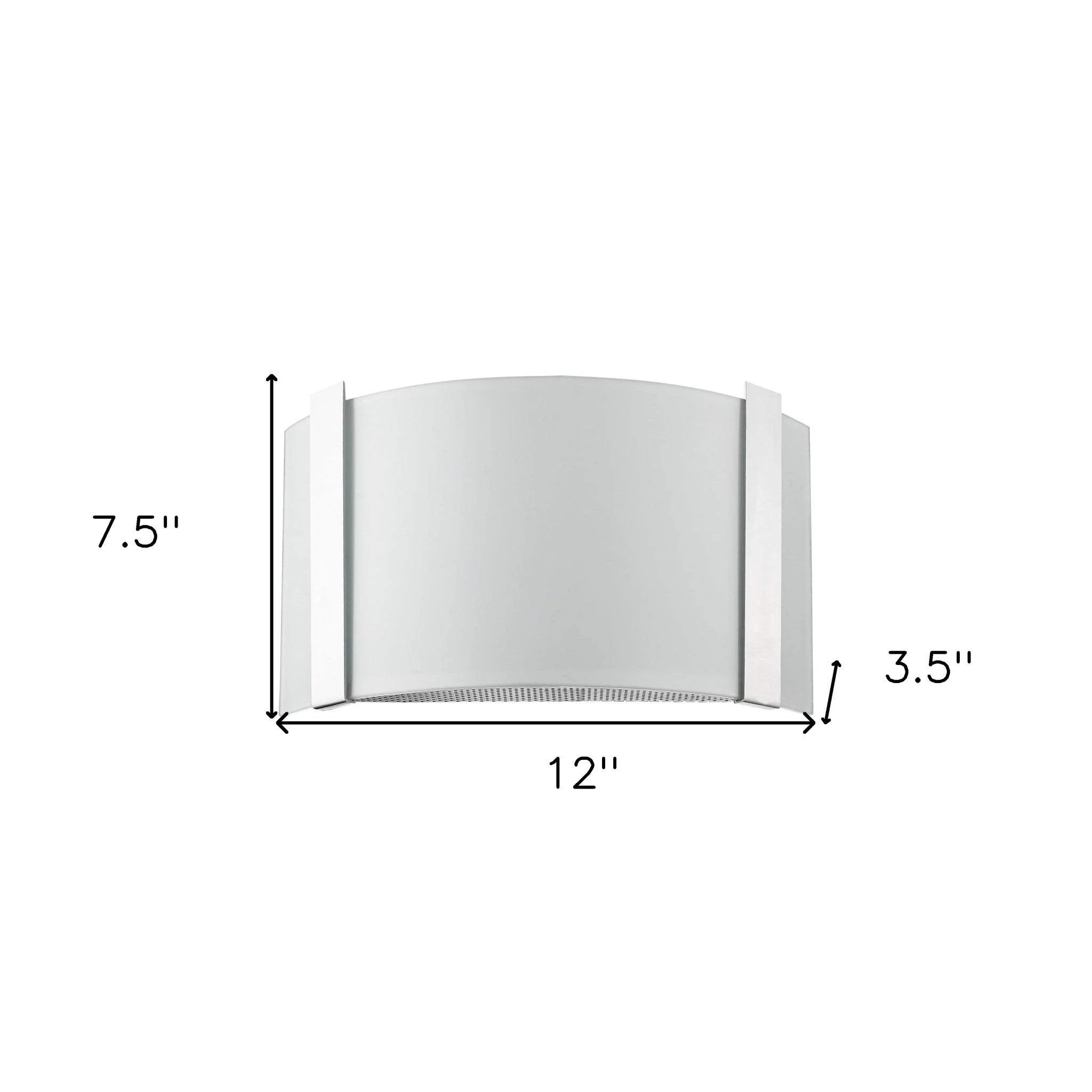 Polished Chrome Wall Sconce with Frosted Glass Shade - Image 7