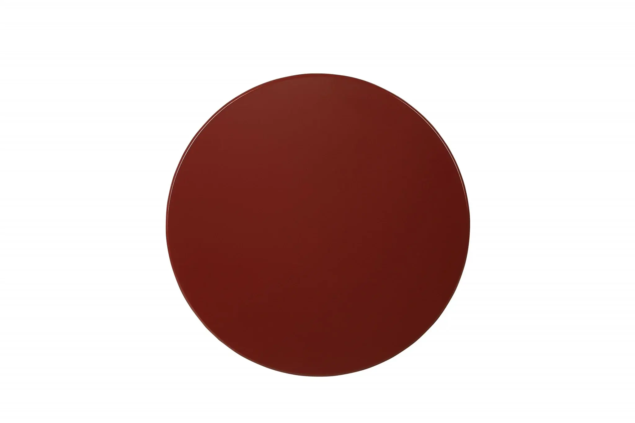 Pop Of Color Red Finish Side Table - Image 3