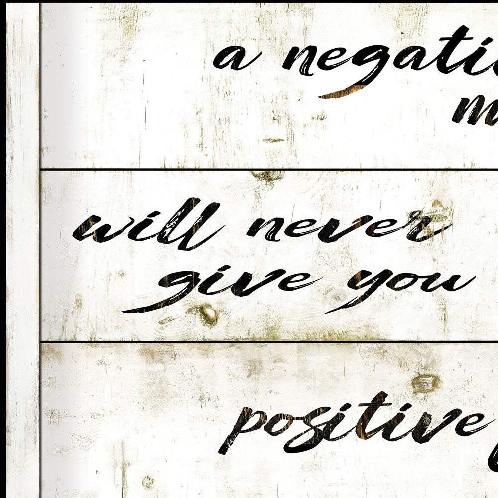 Positive Life 3 Black Framed Print Wall Art - Image 4