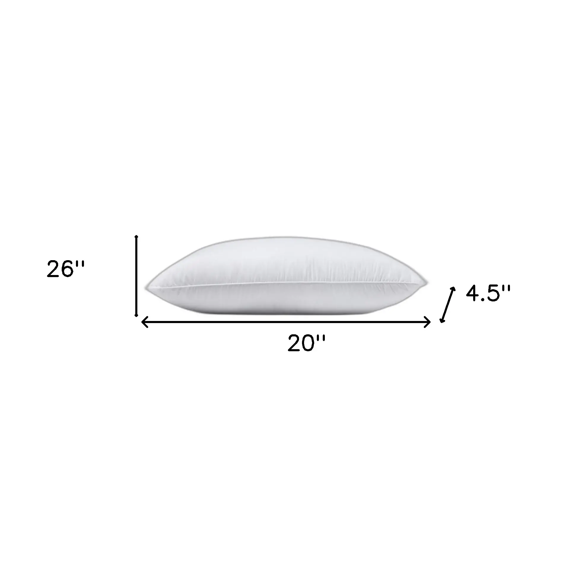 Premium Lux Down Standard Size Firm Pillow - Image 6