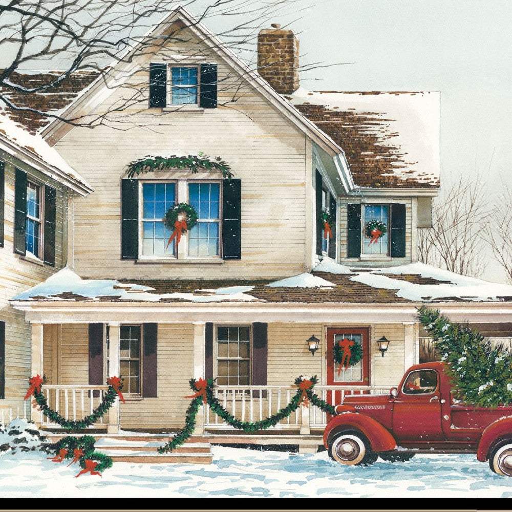 Preparing for Christmas 2 Black Framed Print Wall Art - Image 4