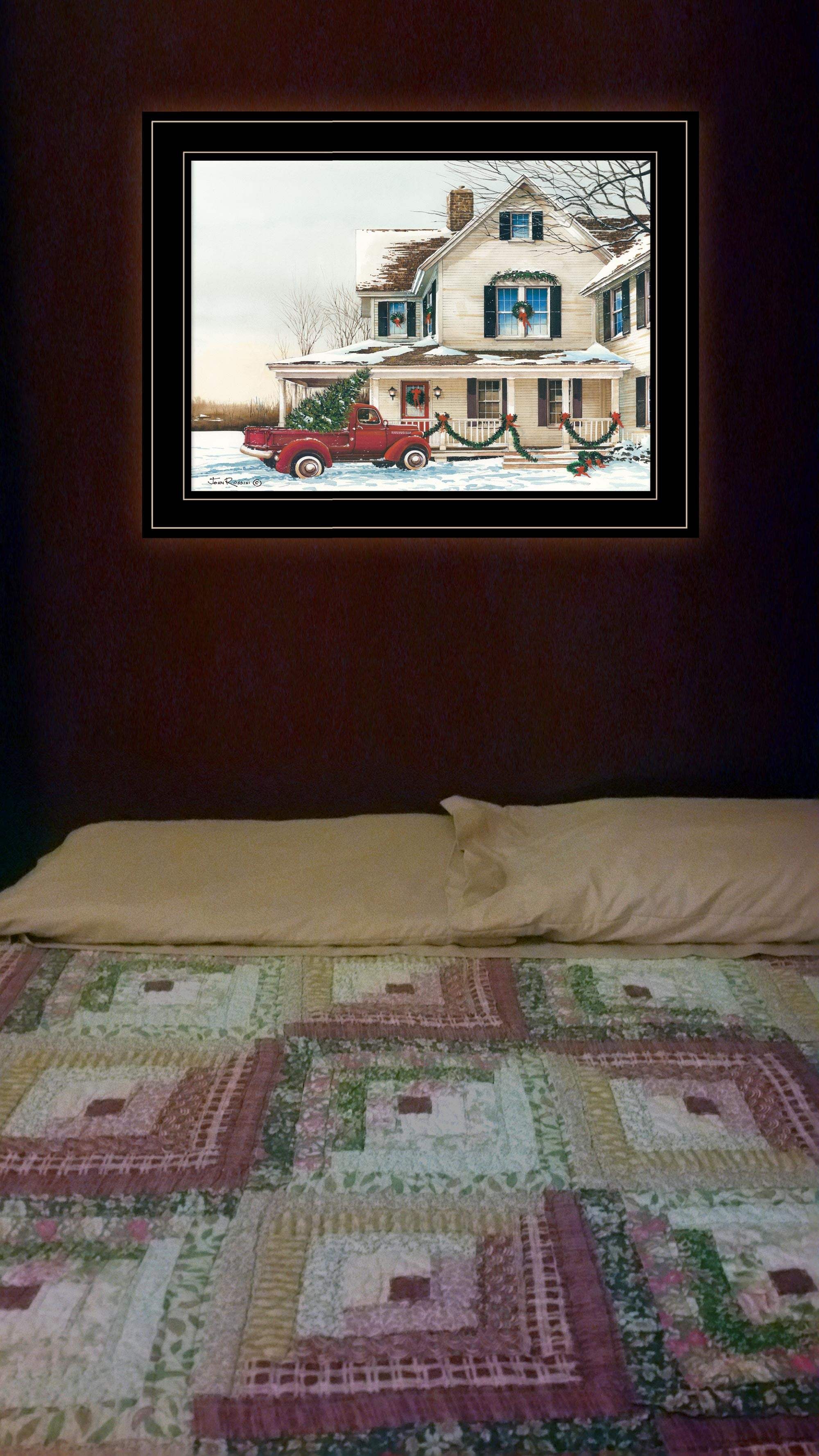 Preparing for Christmas 2 Black Framed Print Wall Art - Image 5