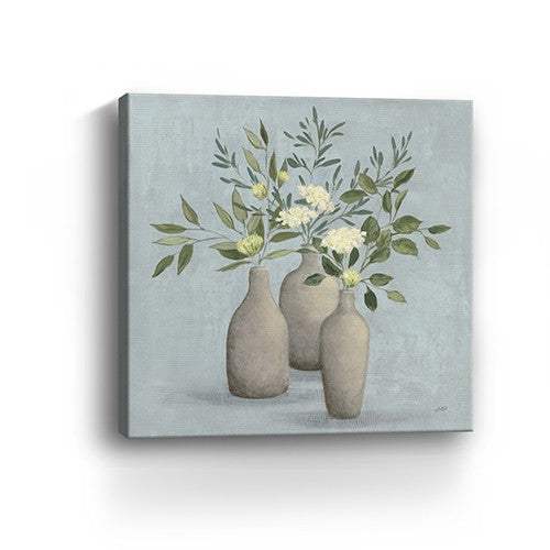 Pretty Bohemian Flowers In Ceramic Vases Unframed Print Wall Art - Image 7
